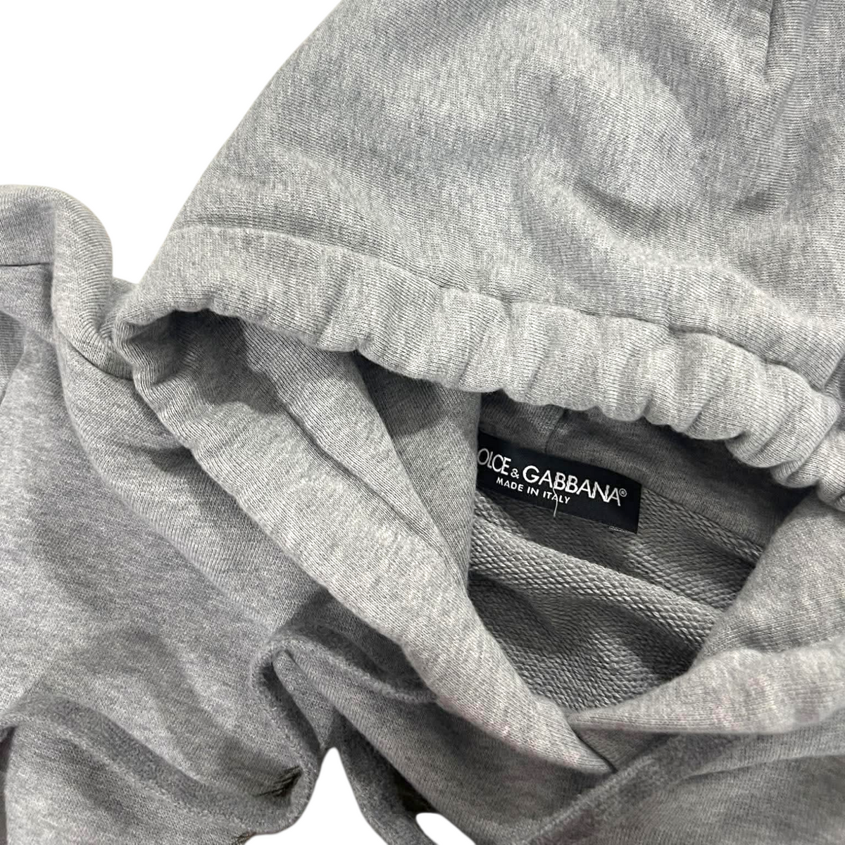 DOCLE GABBANA DOG GRAY HOODIE (M (40))