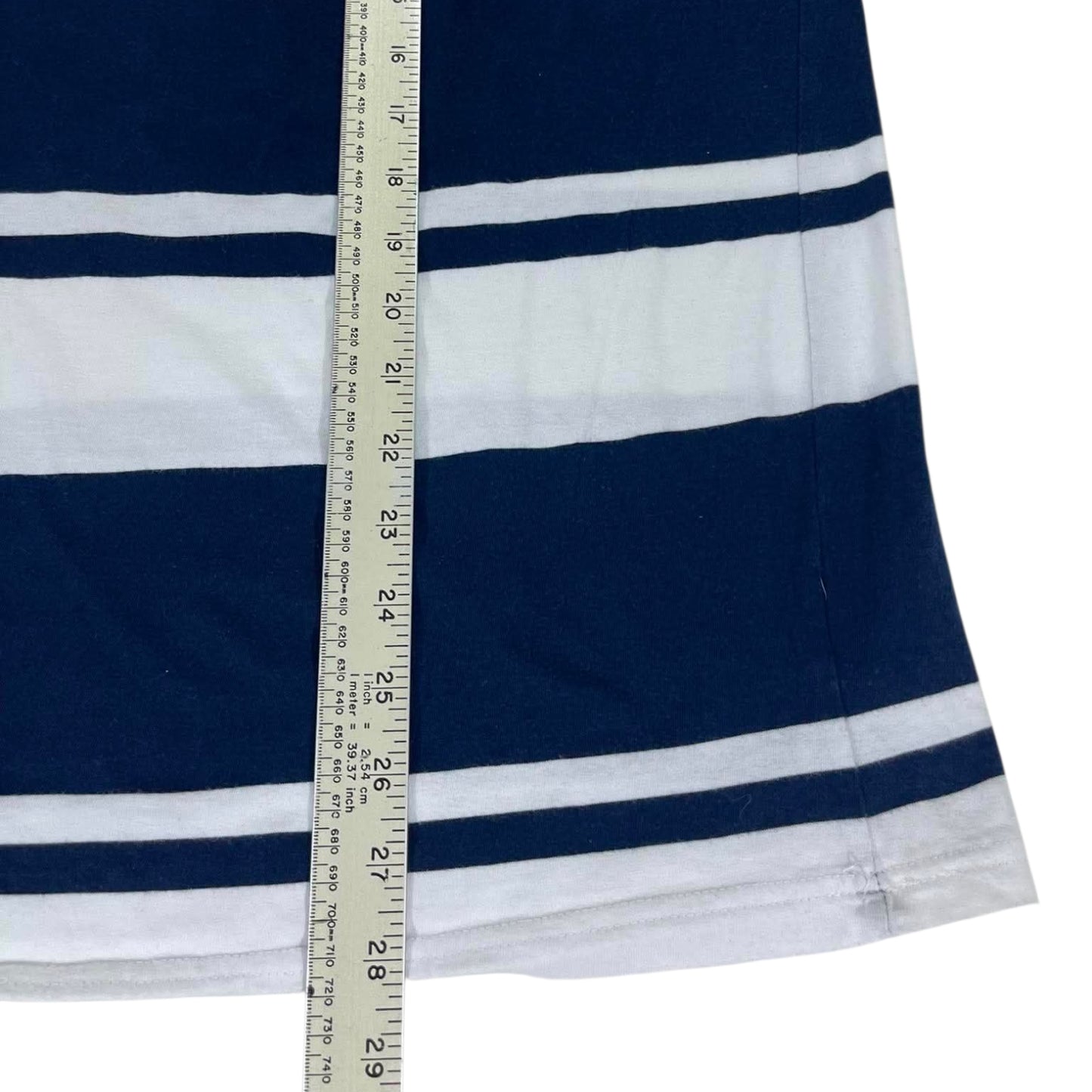 STUSSY BLUE AND WHITE STRIPED LONG SLEEVE (L)