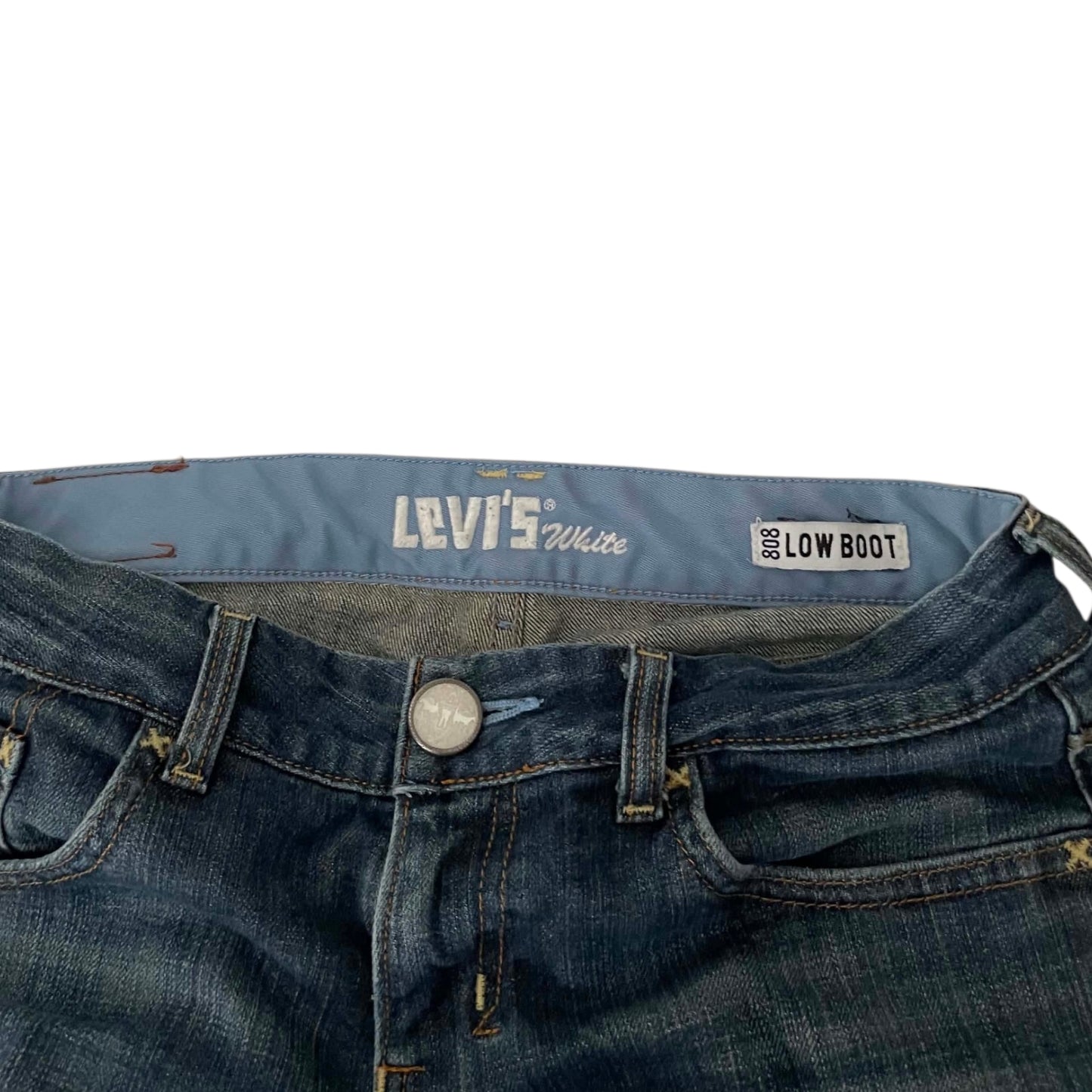 LEVI'S 808 LOW BOOTCUT JEANS (28")