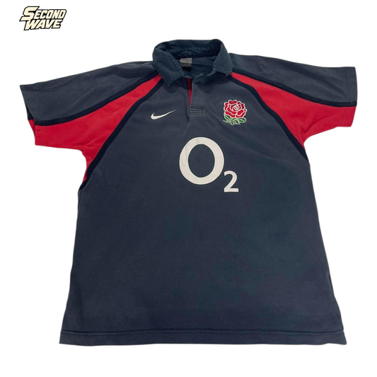 VINTAGE NIKE ENGLAND RUGBY SHIRT (M)