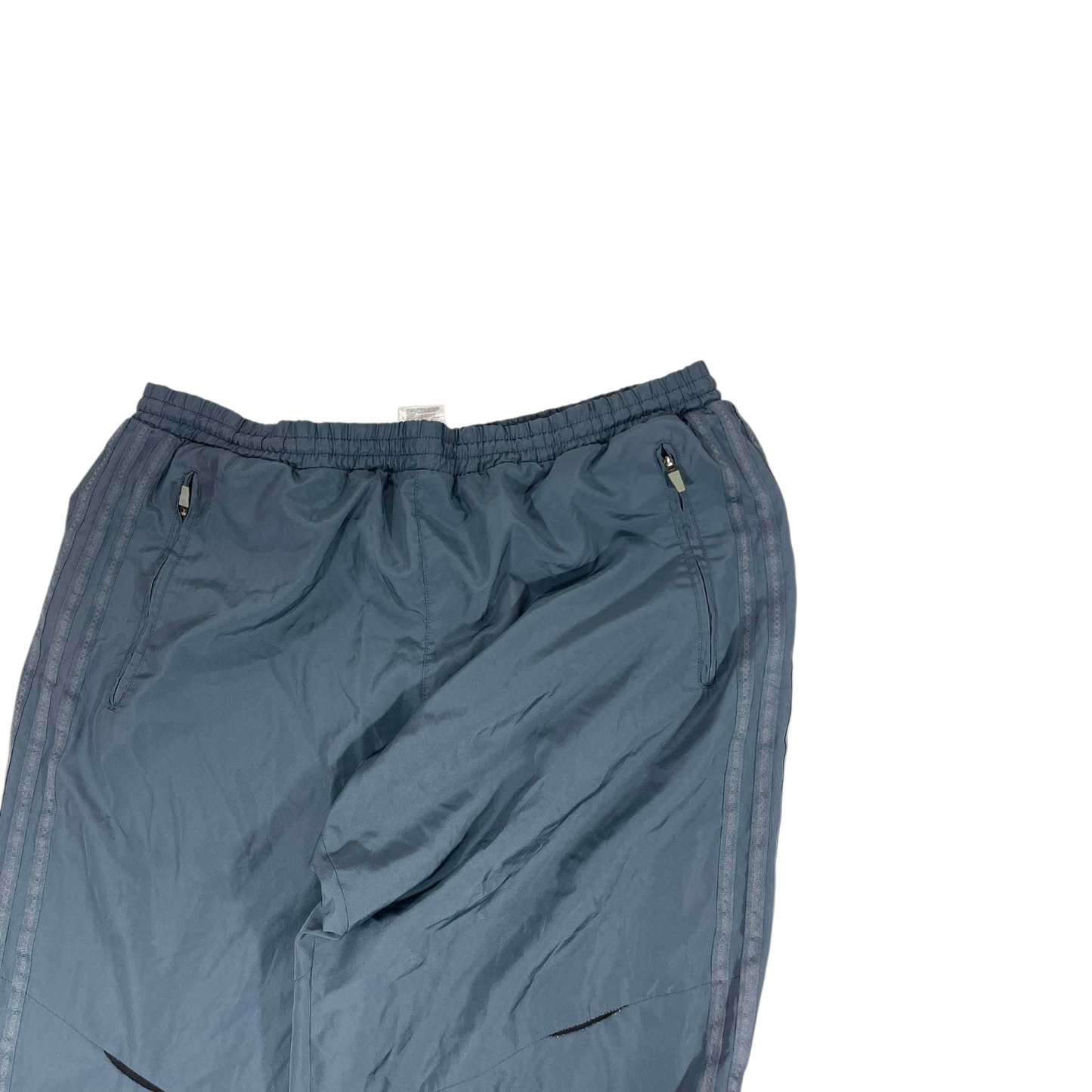 VINTAGE ADIDAS GREY TRACK PANTS (L)
