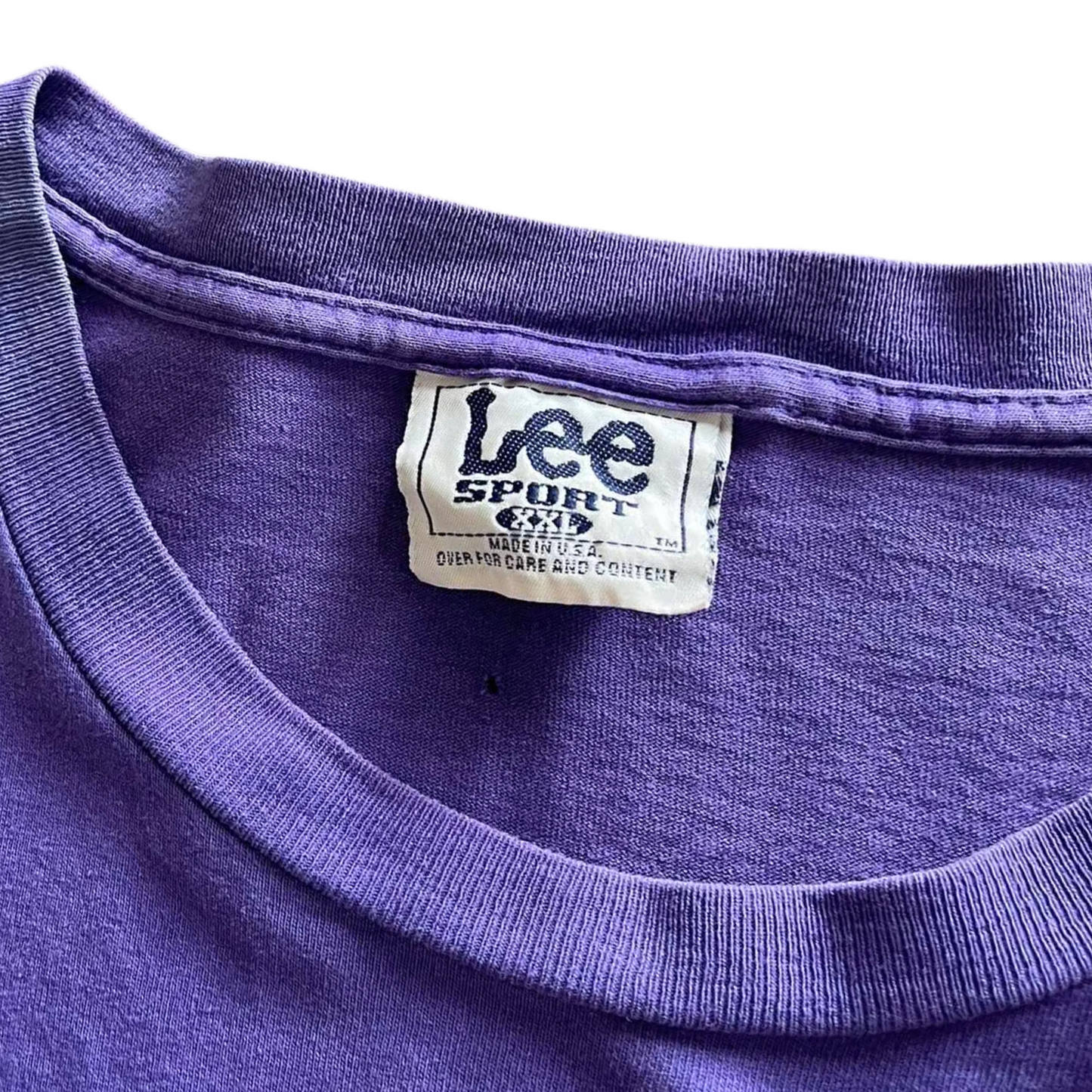 VINTAGE FADED LEE PURPLE SACRAMENTO KINGS NBA TEE (XL-XXL)