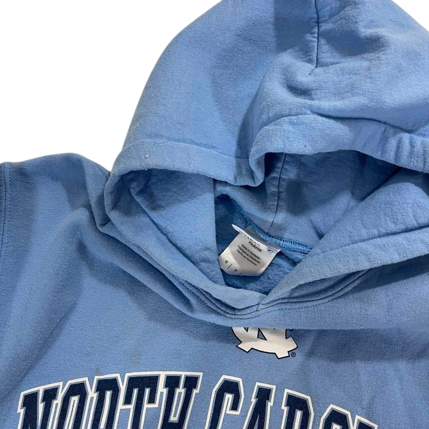 VINTAGE UNC TAR HEELS BLUE HOODIE (M)