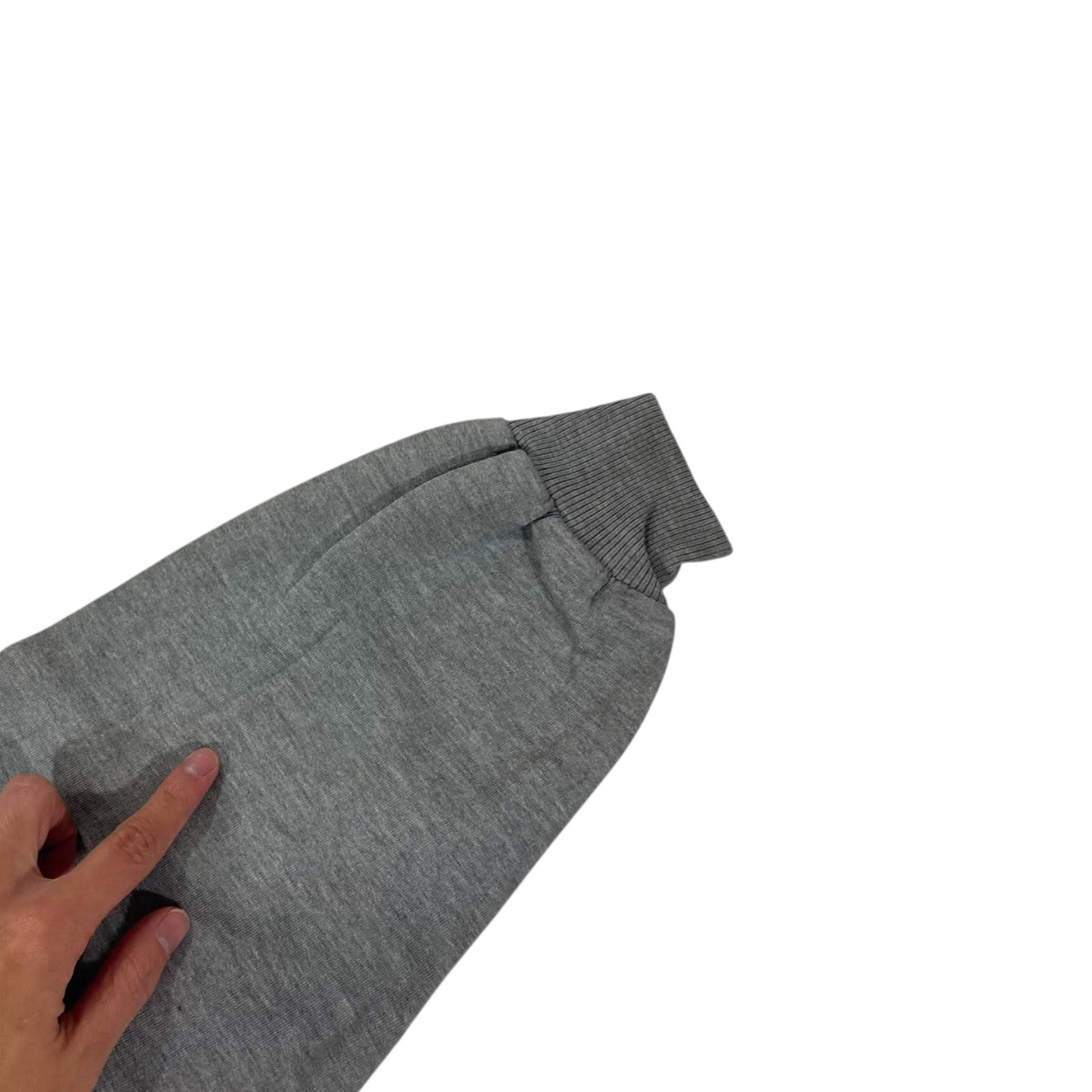 VINTAGE LACOSTE GREY SWEATSHIRT WITH EMBROIDERED GRAPHIC (M)