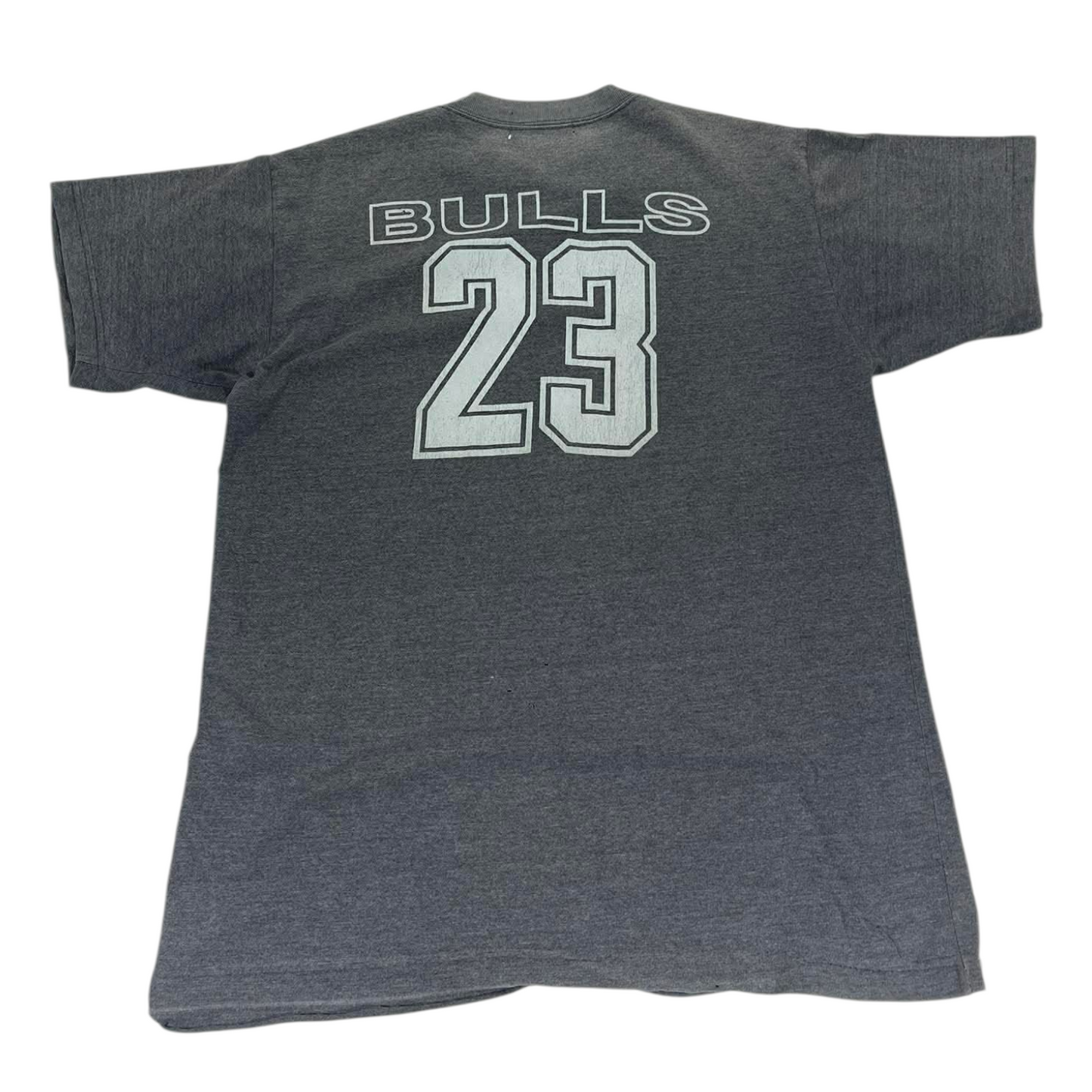VINTAGE CHICAGO BULLS GREY MICHAEL JORDAN T-SHIRT (M)