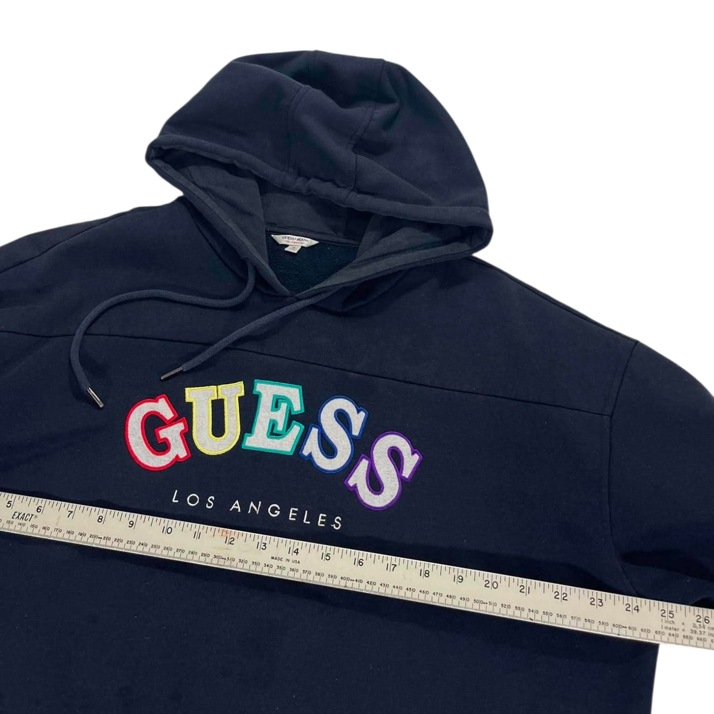 GUESS LOS ANGELES NAVY BLUE HOODIE (XL)