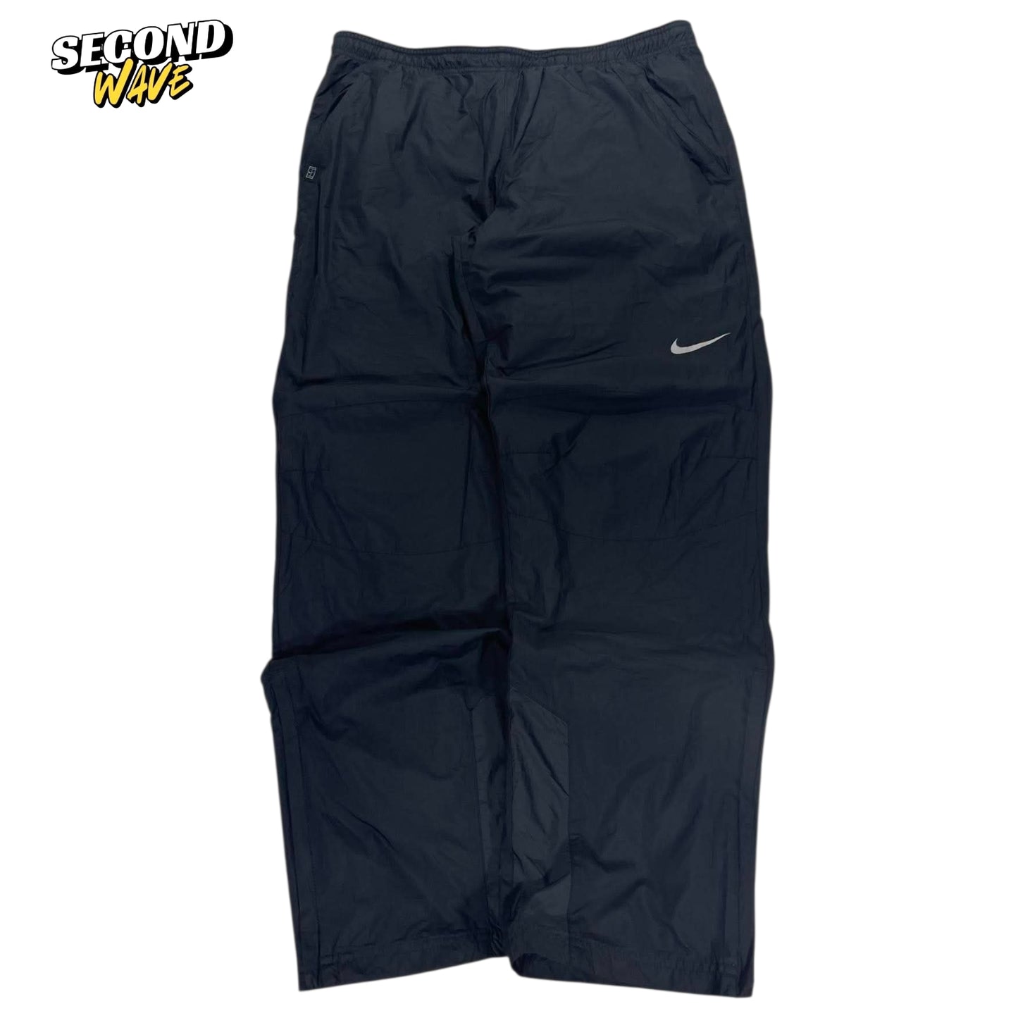 NIKE BLACK TRACK PANTS (L)
