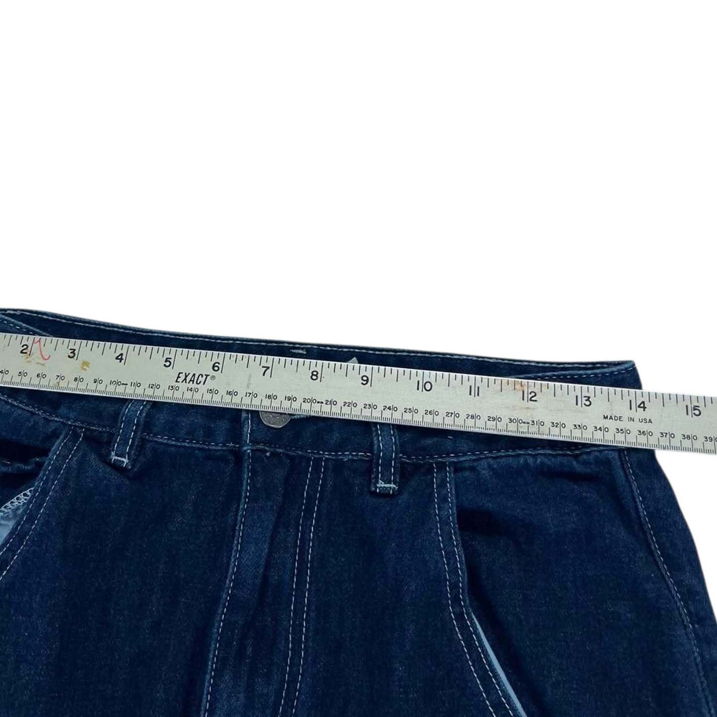 GLASSONS BAGGY NAVY DENIM CARGO PANTS (10)