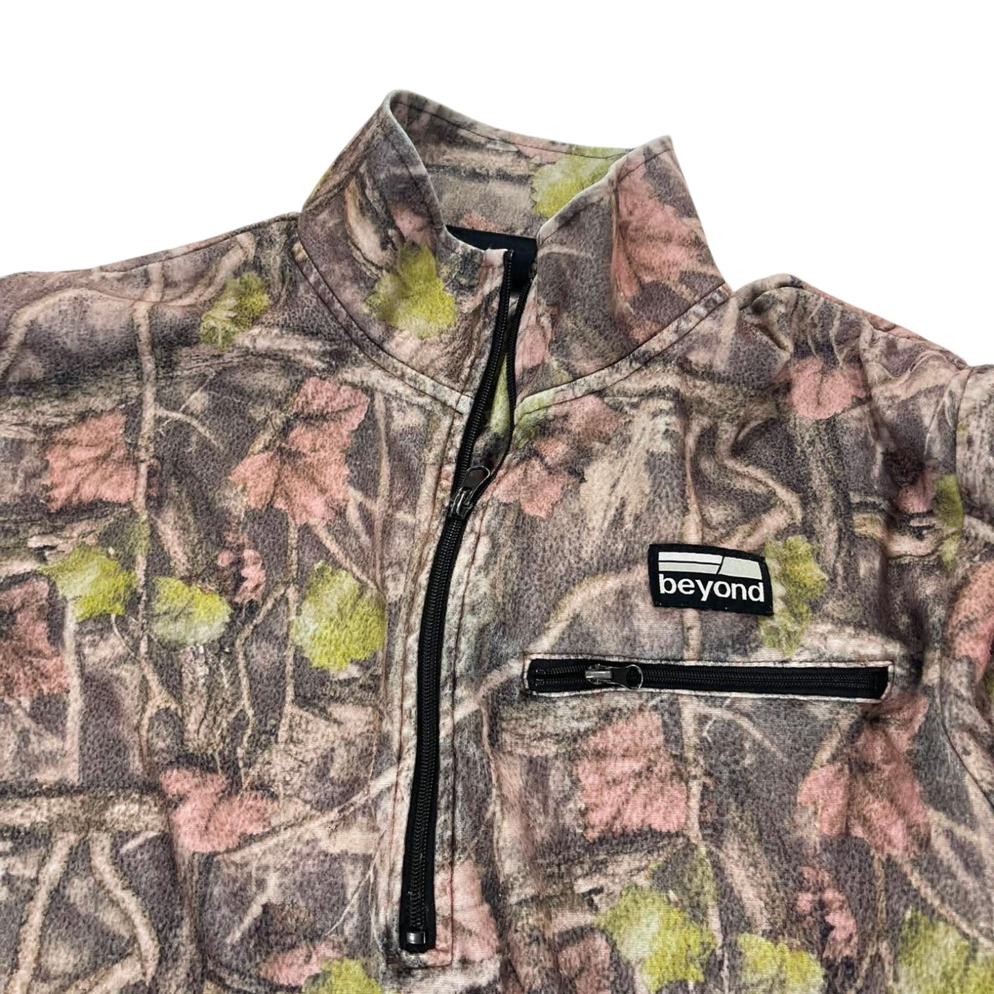 REALTREE MADE IN NZ BEYOND CAMO QUARTER ZIP FLEECE (L)
