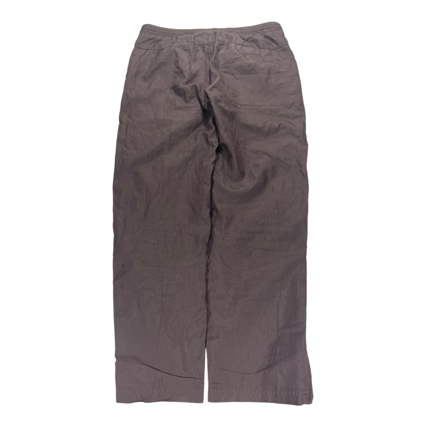 RARE BROWN VINTAGE ADIDAS GREY TRACK PANTS (S-M)