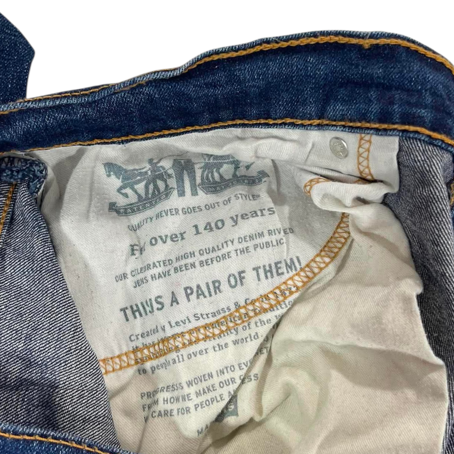 LEVI'S BLUE DENIM JEANS (40)