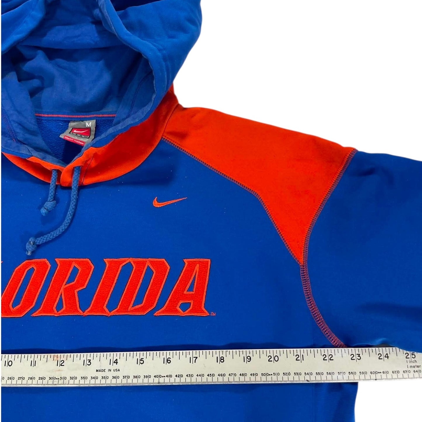 NIKE FLORIDA GATORS BLUE & ORANGE HOODIE (L)