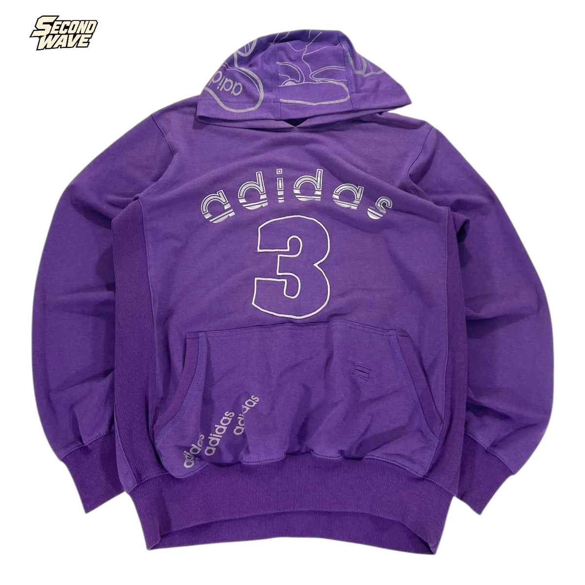 ADIDAS PURPLE HOODIE (M)