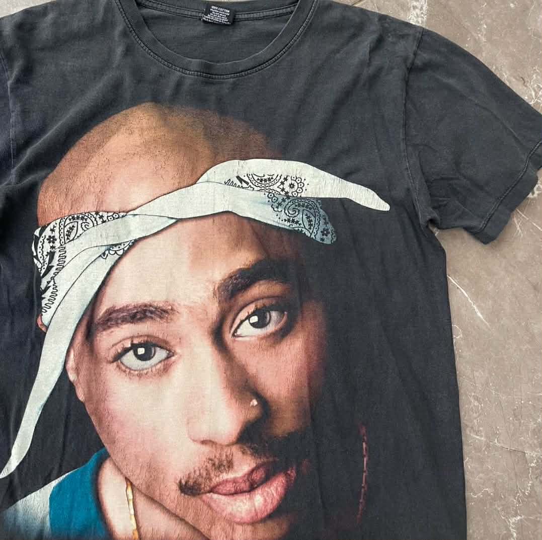 Y2K DOUBLE SIDED 2PAC SHIRT (M)