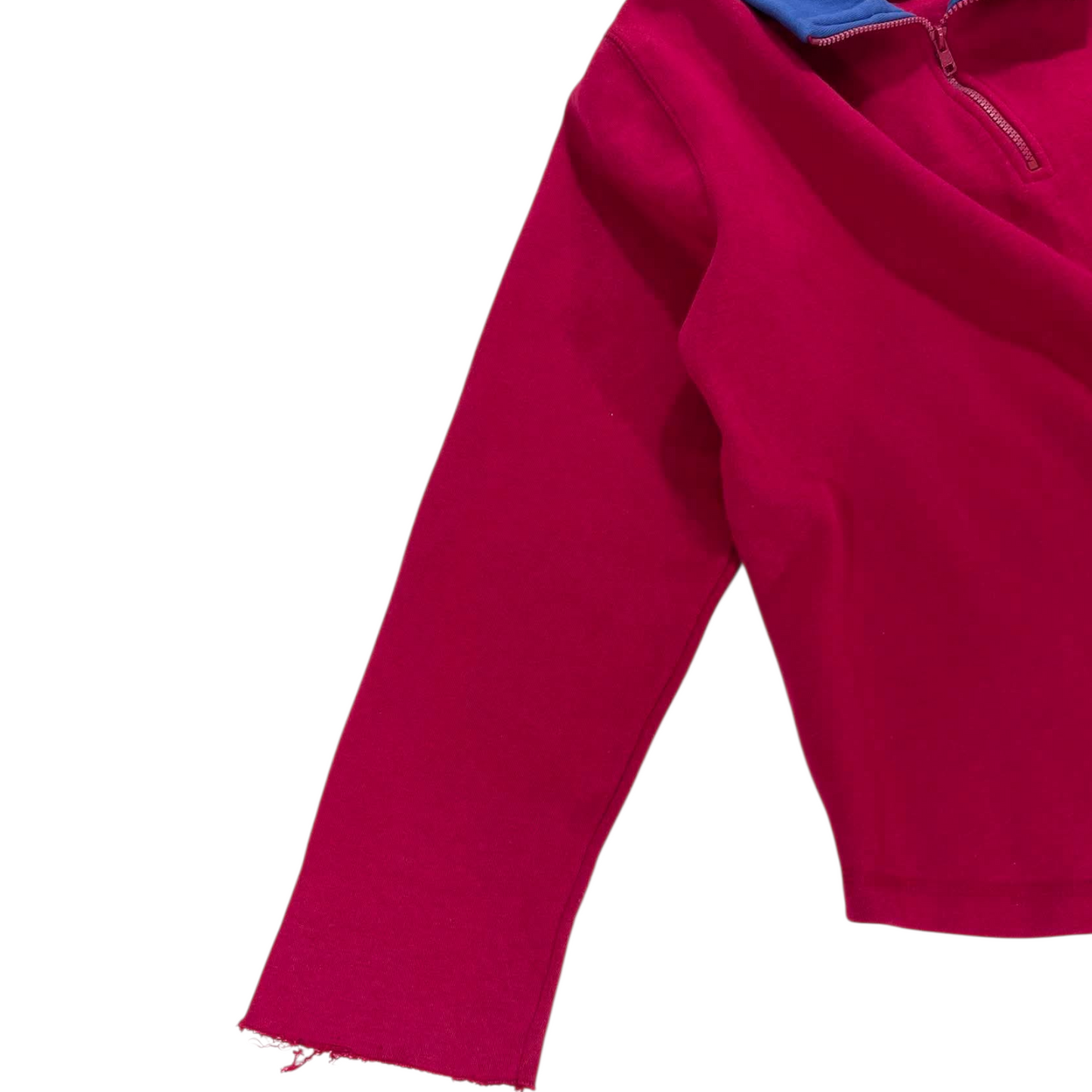 VINTAGE SPIRIT RED QUARTER ZIP SWEATSHIRT (L-XL)
