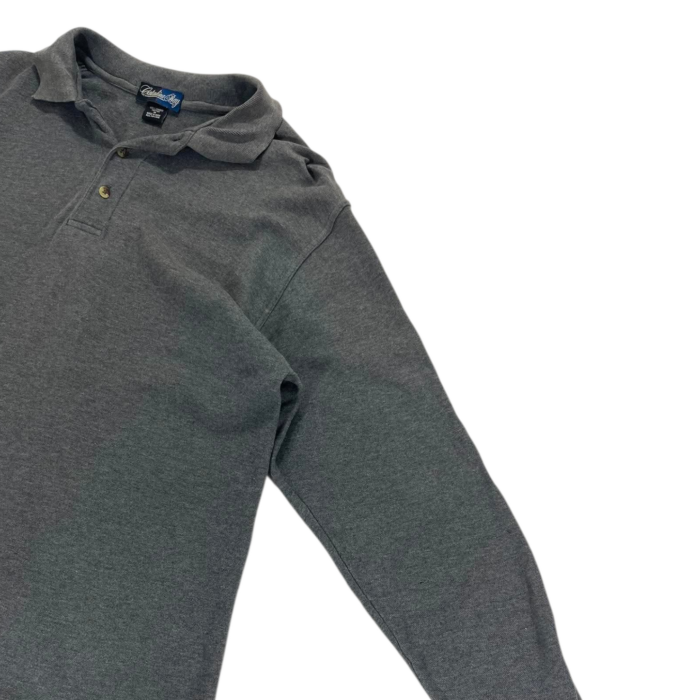 VINTAGE CATALINA BAY LONG SLEEVE POLO SHIRT (M-L)