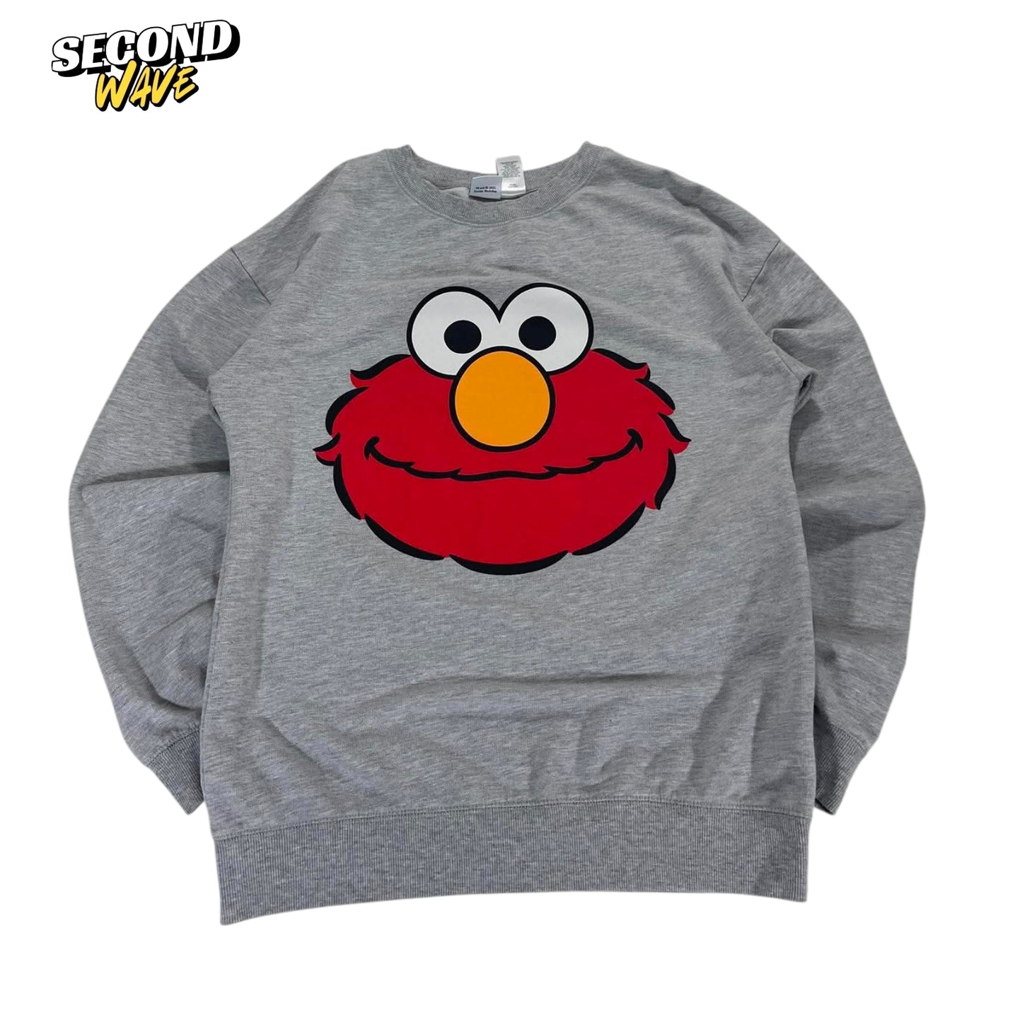 SESAME STREET ELMO GREY CREWNECK (S-M)