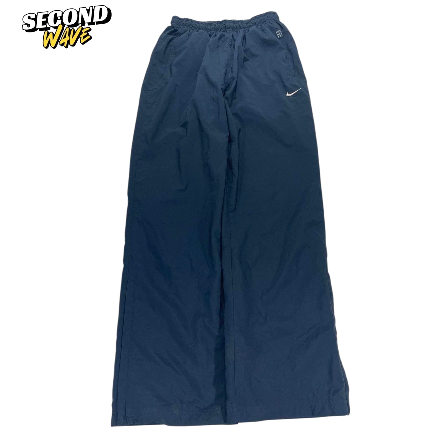 NIKE NAVY BLUE TRACK PANTS (M)