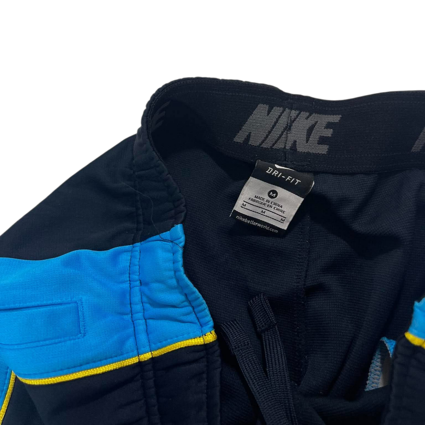 NIKE NAVY DRI-FIT TRACK PANTS⁴ (S - M)