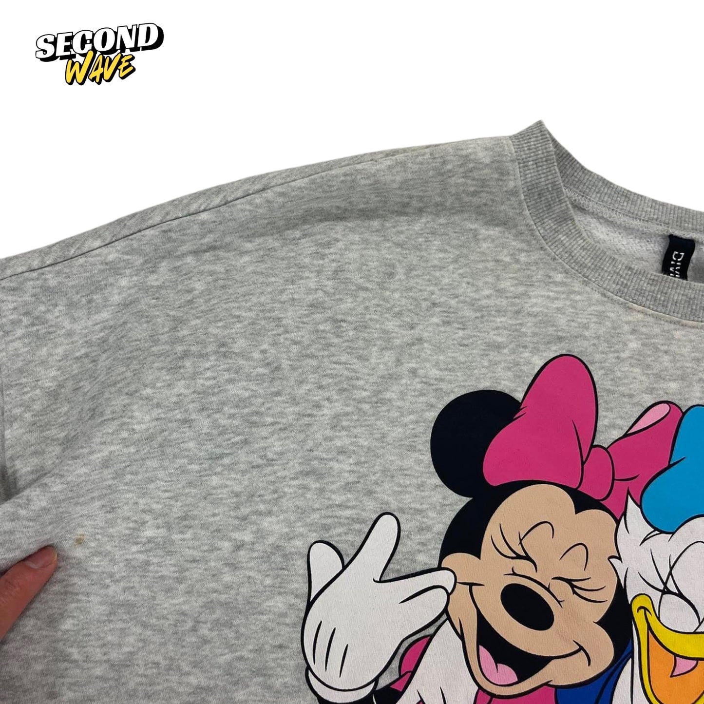 DISNEY WINNIE & DAISY GREY CREWNECK (M)