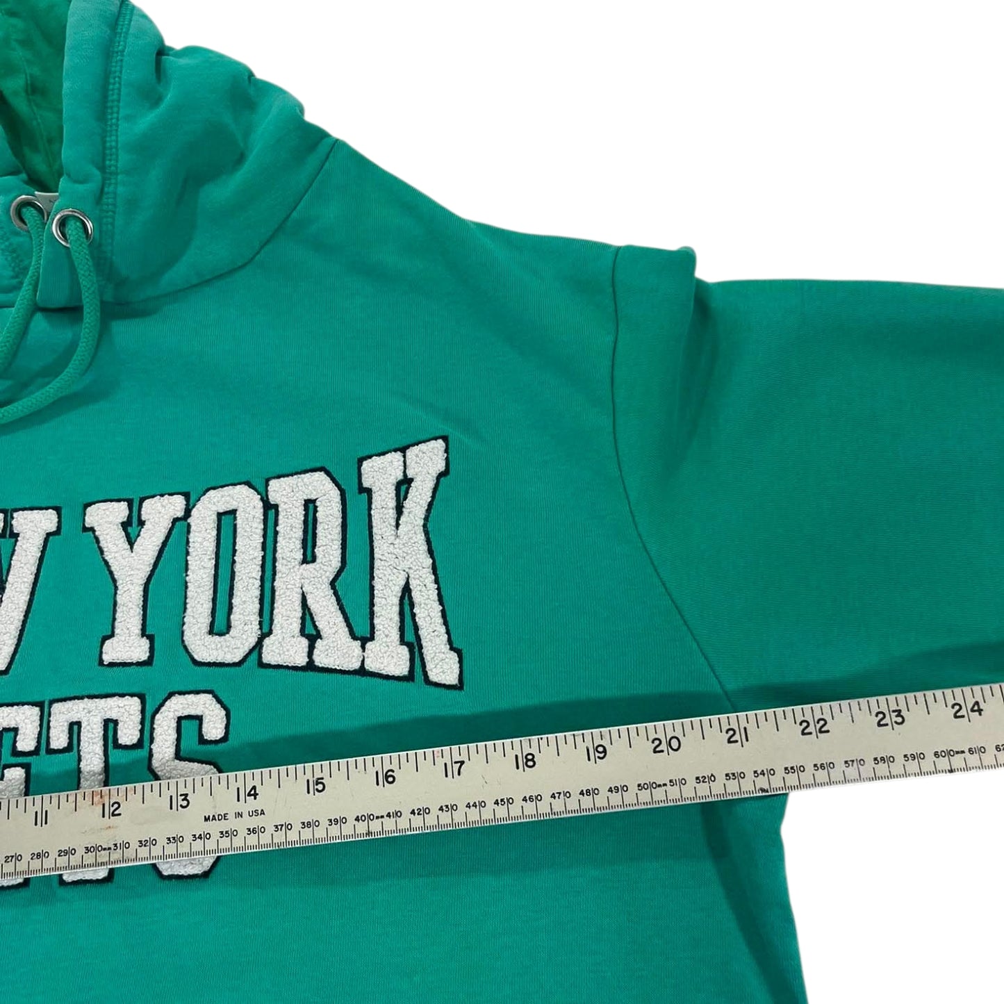 NFL NEW YORK JETS EMBROIDERED GREEN HOODIE (M)