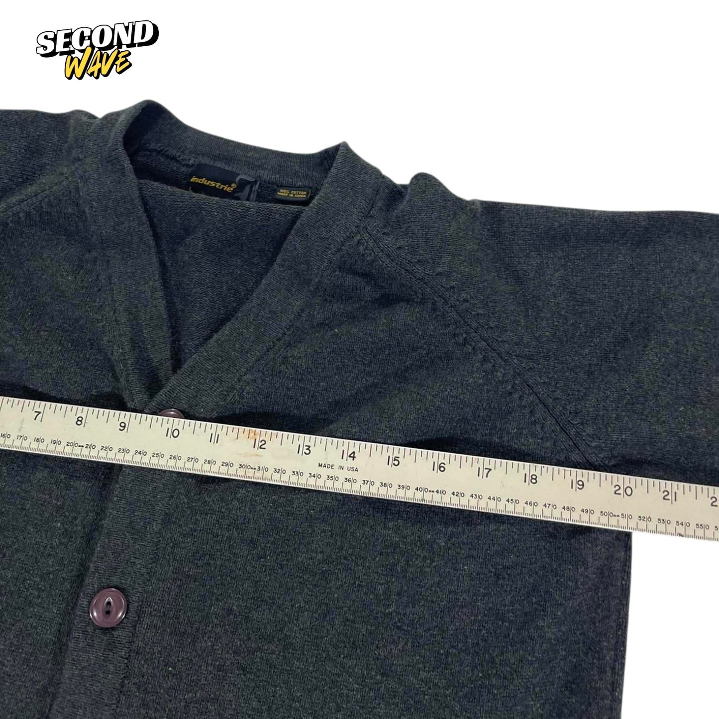 VINTAGE 100% COTTON INDUSTRIE CARDIGAN (L)