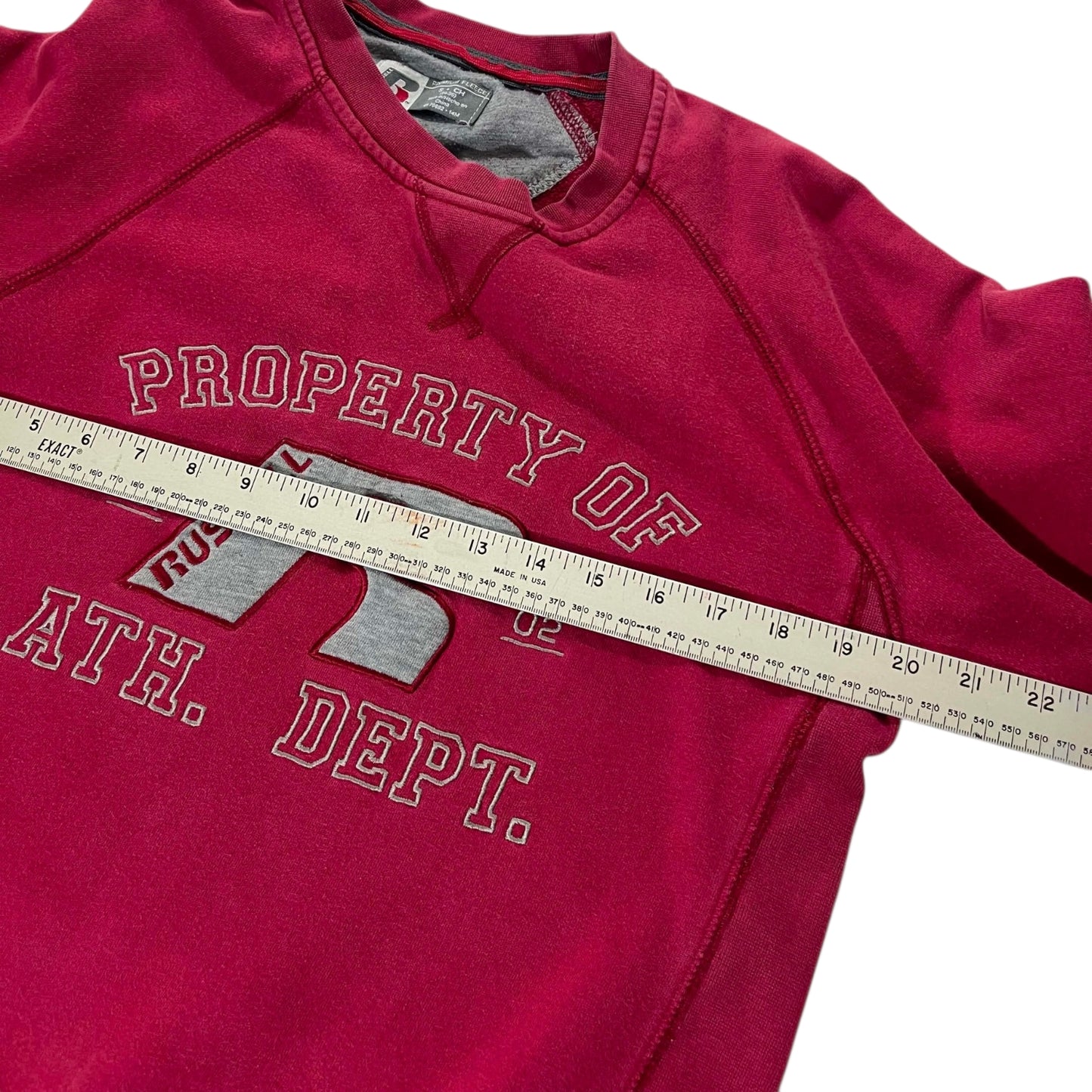 VINTAGE RUSSELL ATHLETIC BURGUNDY CREWNECK (S)