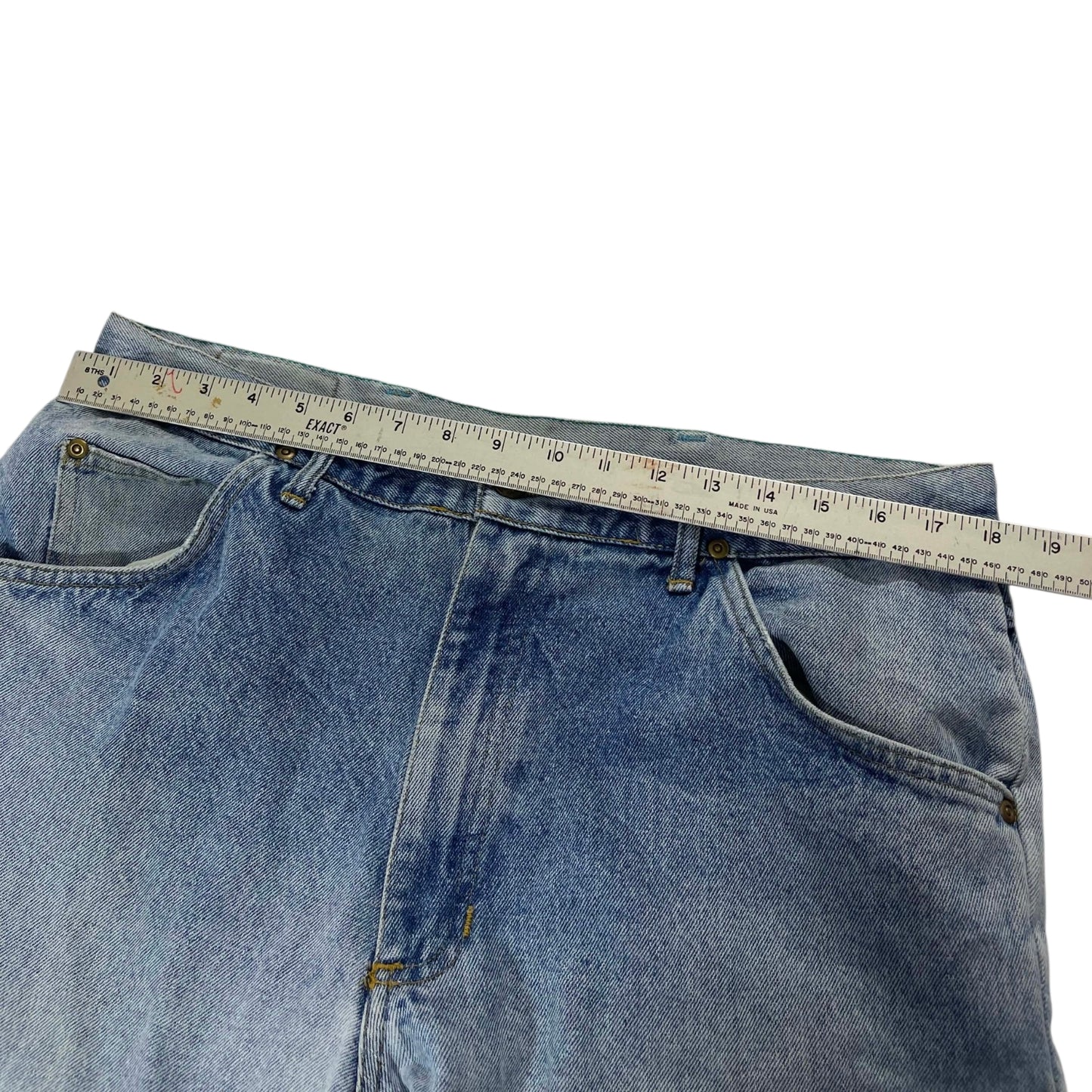 VINTAGE MADE IN NZ TUSK BLUE DENIM JEAN (36)