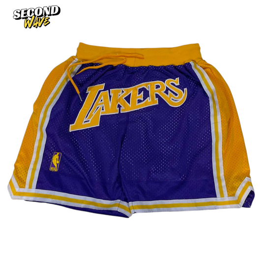 NBA LOS ANGELES LAKERS PURPLE SHORTS (M)