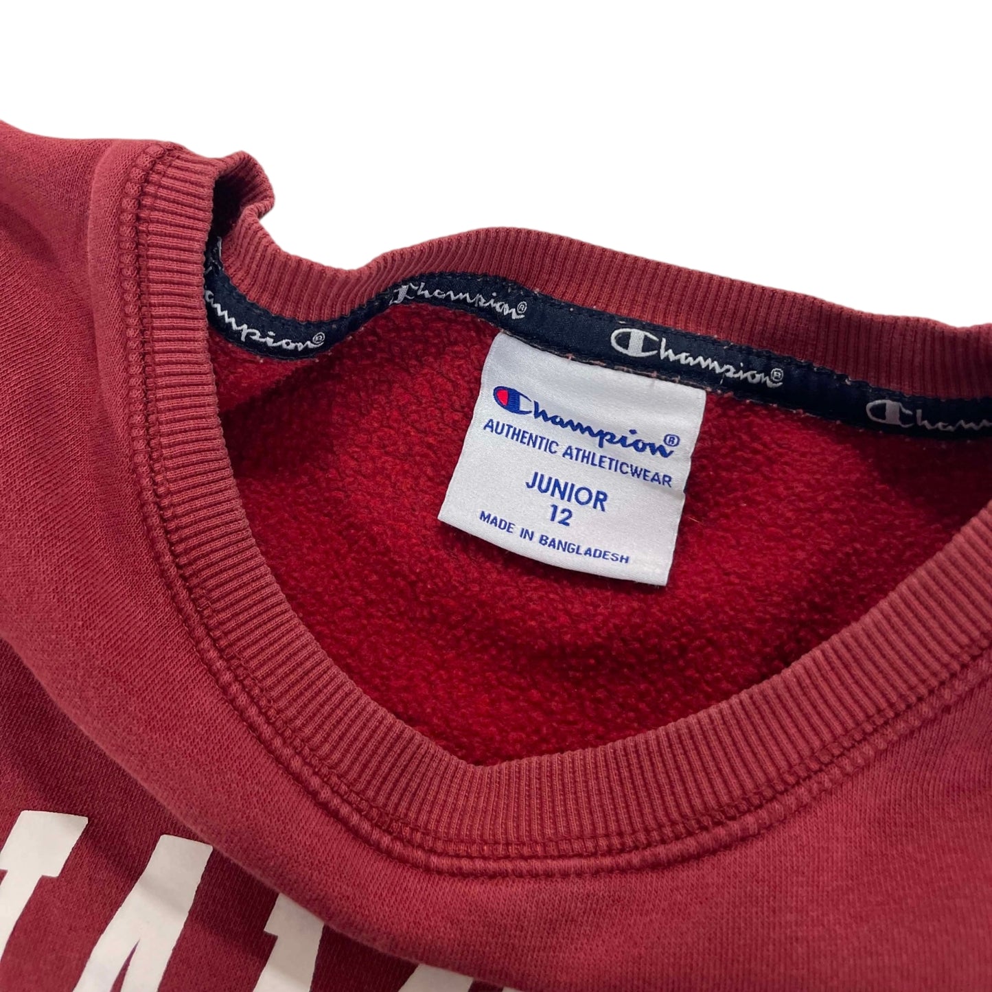 CHAMPION RED CREWNECK (Junior 12 YEARS)
