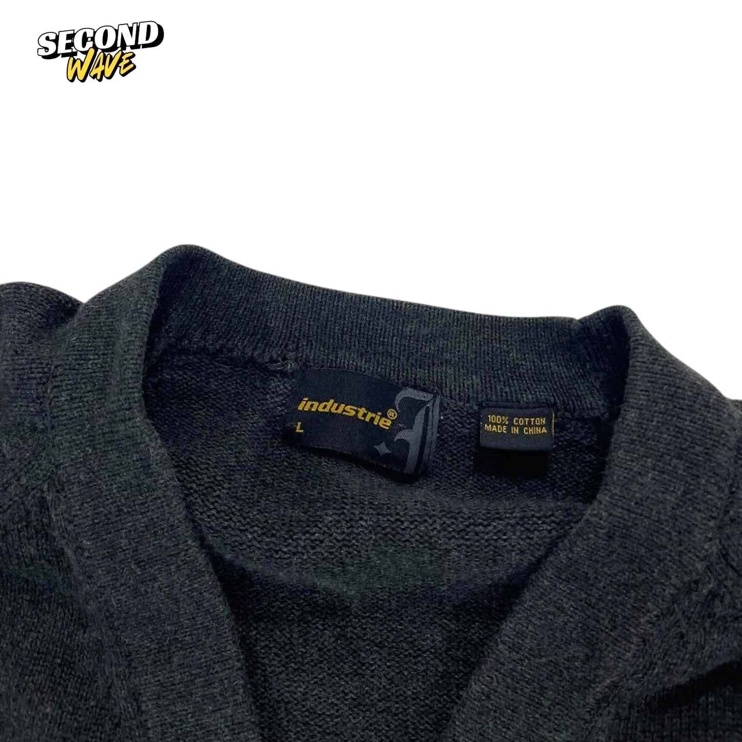 VINTAGE 100% COTTON INDUSTRIE CARDIGAN (L)