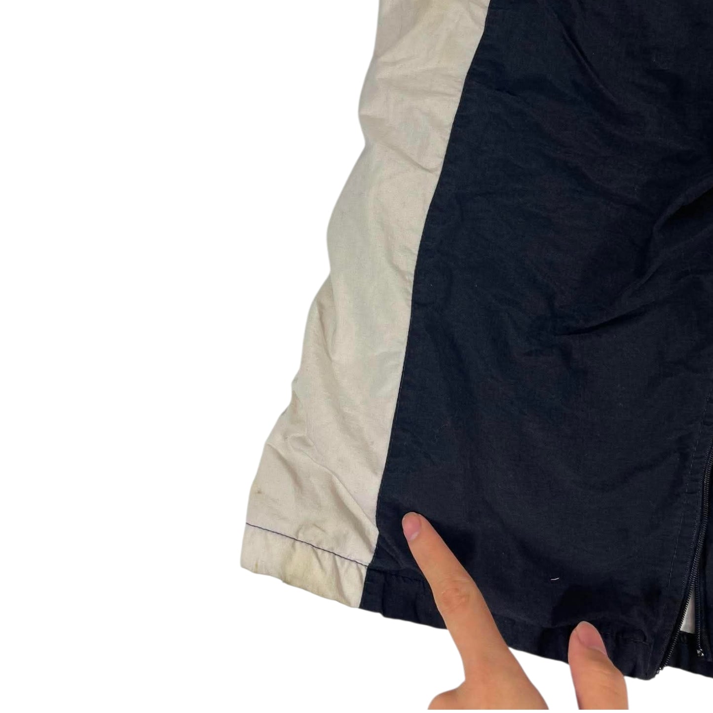 90S BLACK AND WHITE TRACK PANTS (S)