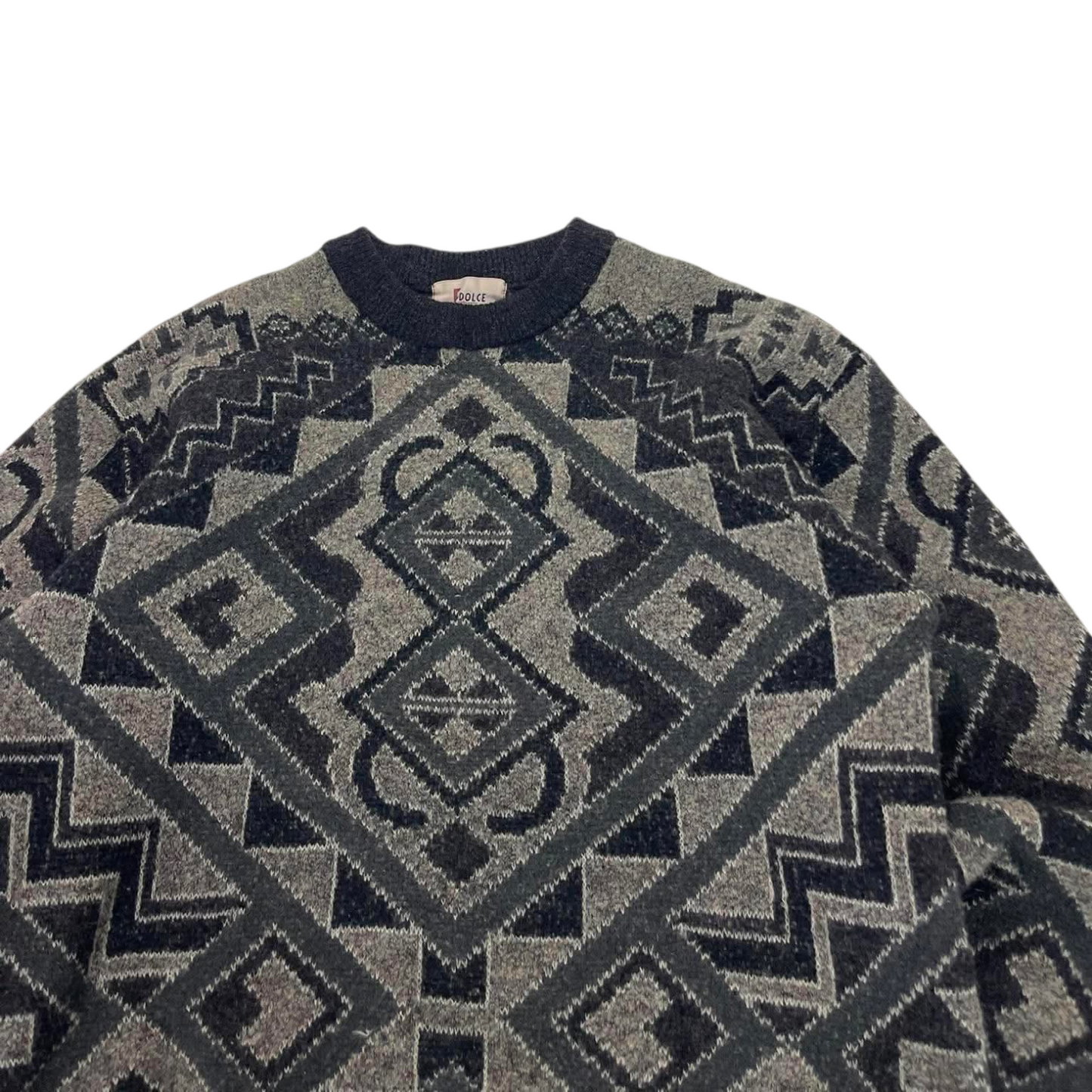 DOLCE PATTERNED SWEATER (S)