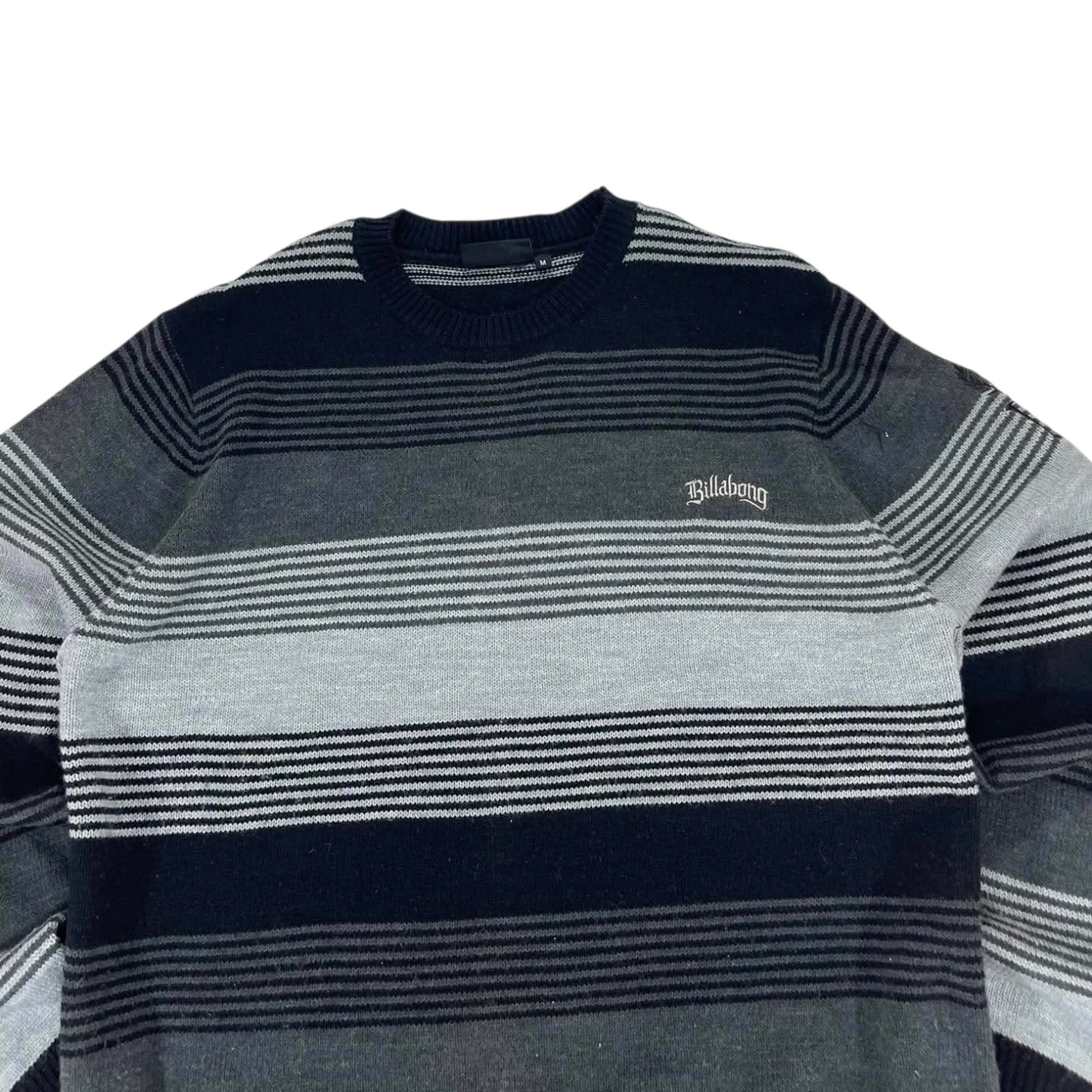 Y2K BILLABONG STRIPED SWEATER (M)
