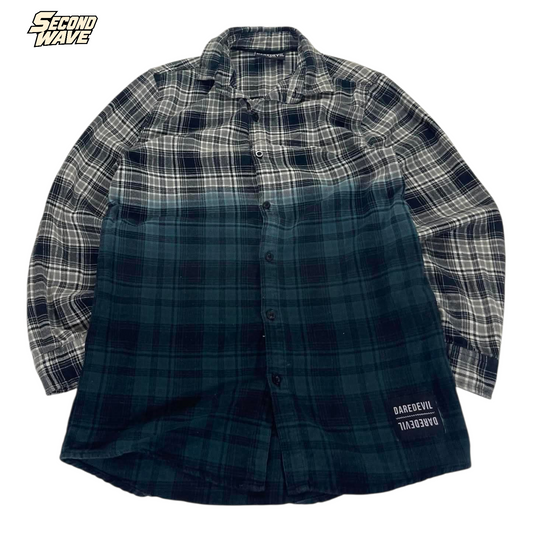 Y2K DAREDEVIL PLAID GREY & BLUE PLAID BUTTON (12)