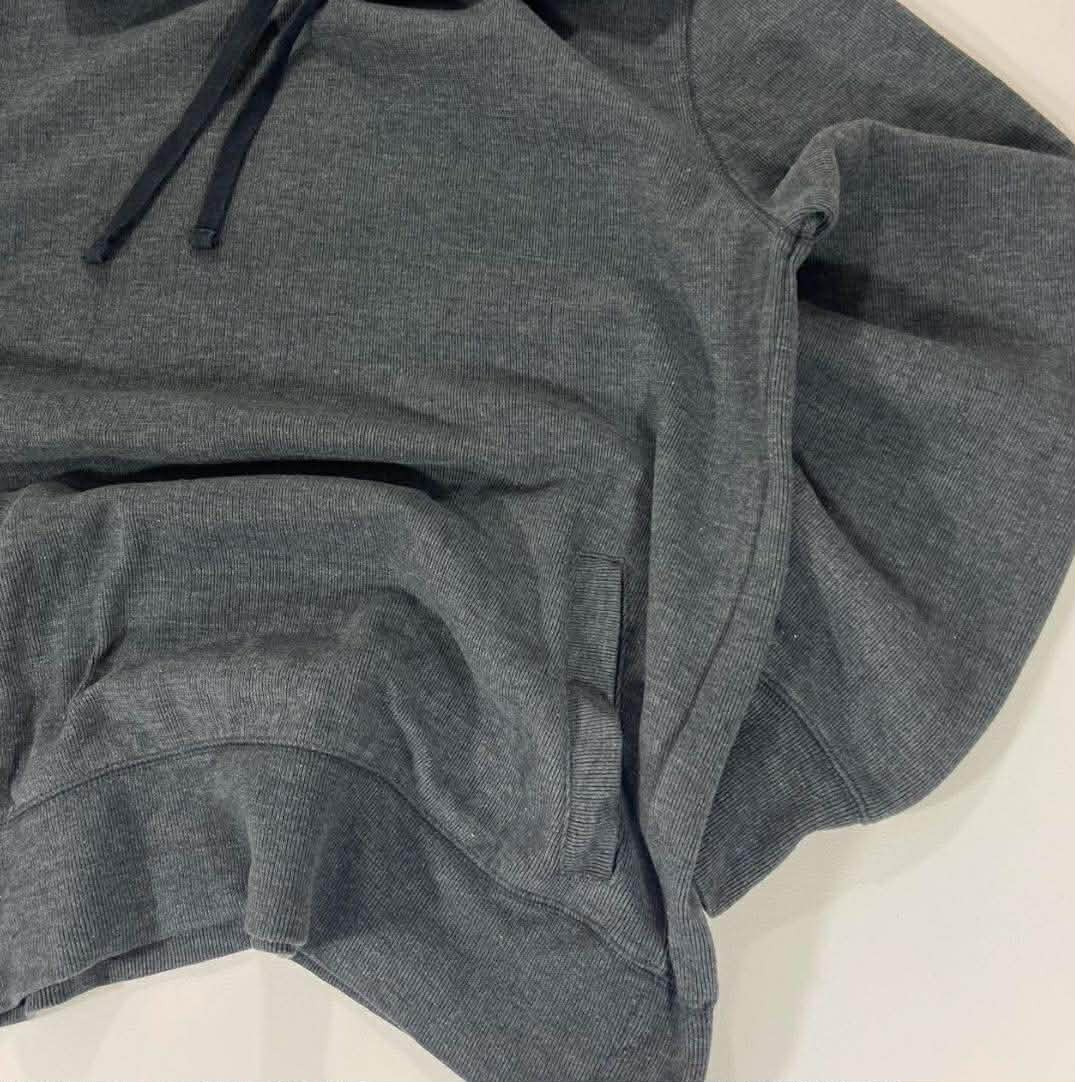 VINTAGE GAP GREY HOODIE WITH DRAWSTRING (L)