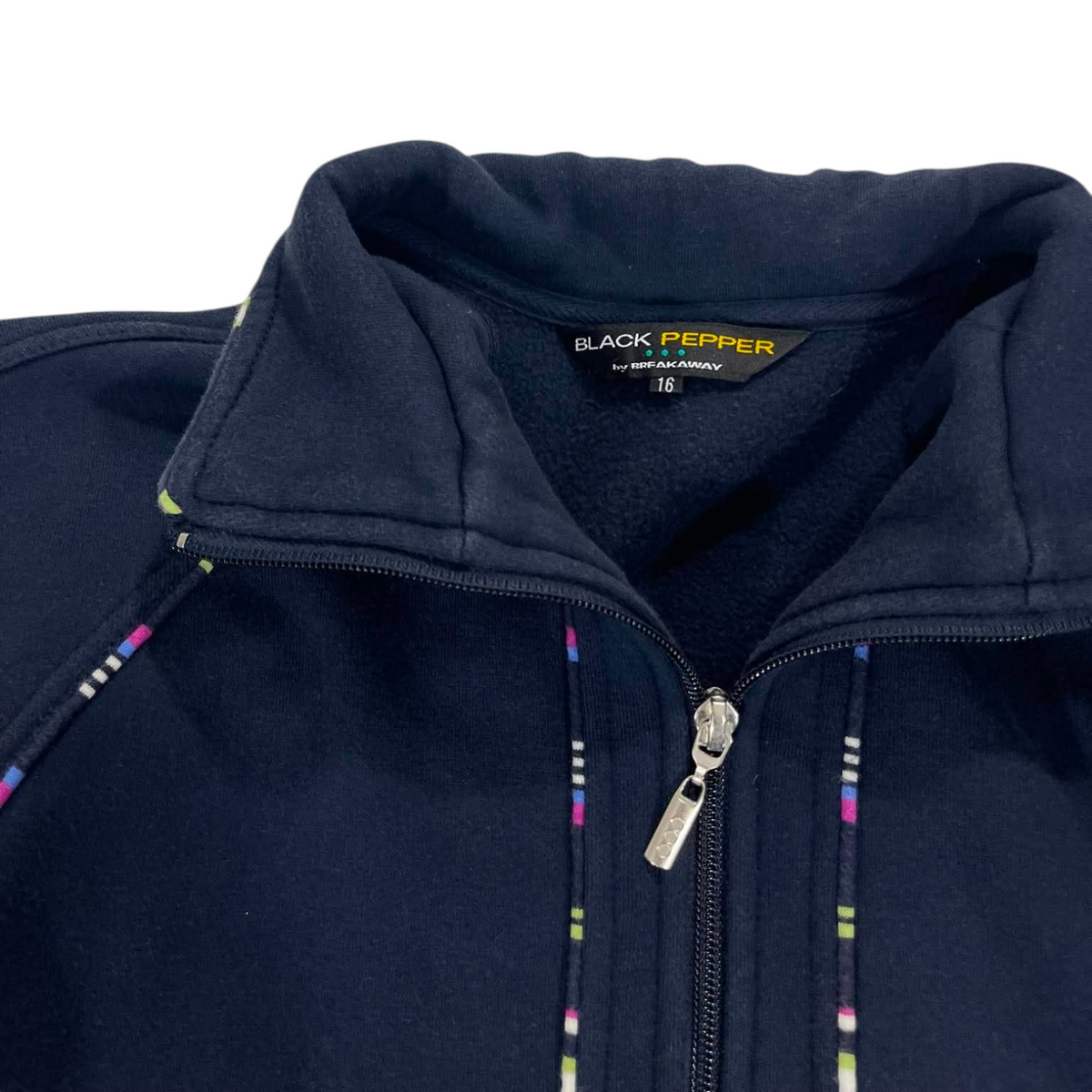 BLACK PEPPER NAVY BLUE ZIP UP FLEECE (16)