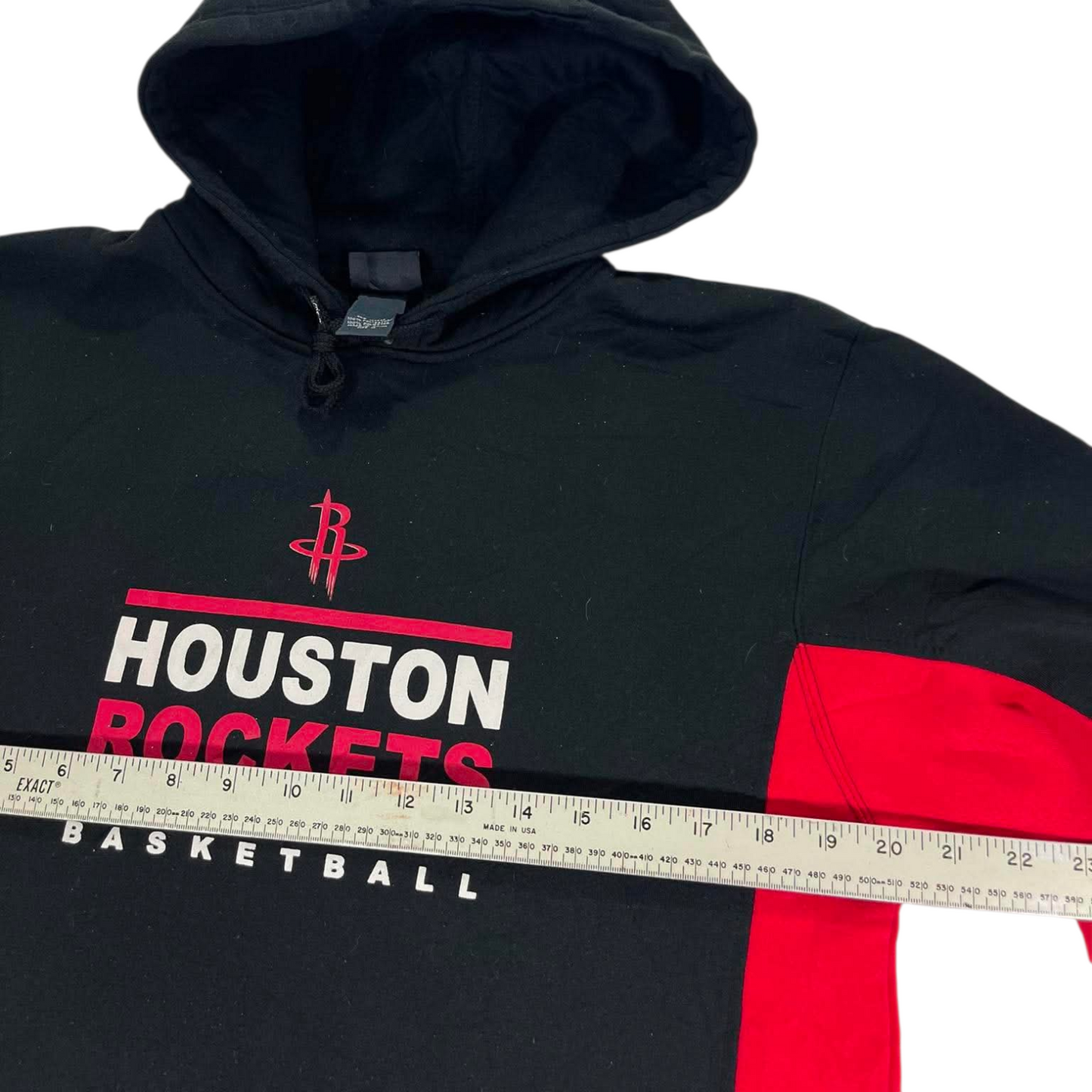 VINTAGE HOUSTON ROCKETS BLACK & RED HOODIE (M)
