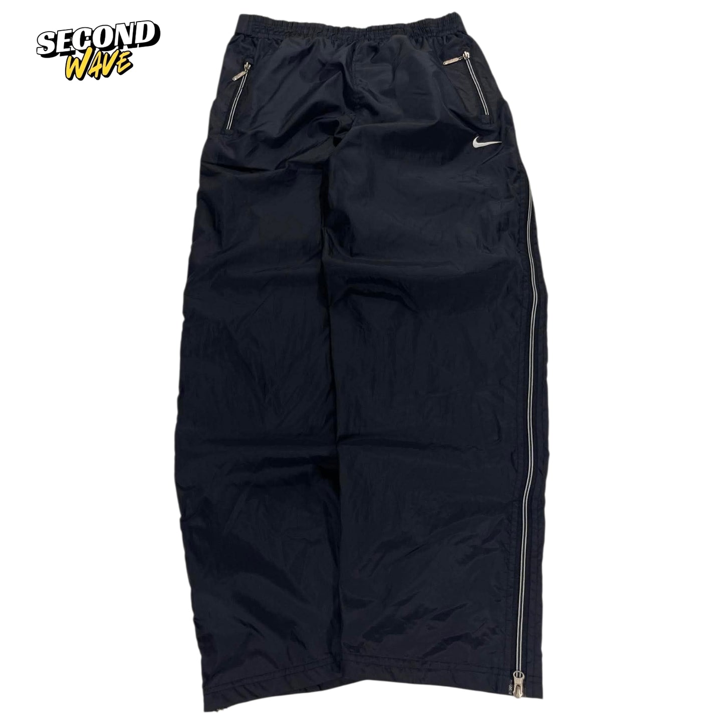 BL VINTAGE NIKE BLACK TRACK PANTS (L)