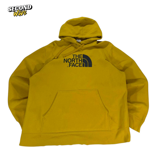 THE NORTH FACE YELLOW HOODIE (XL)