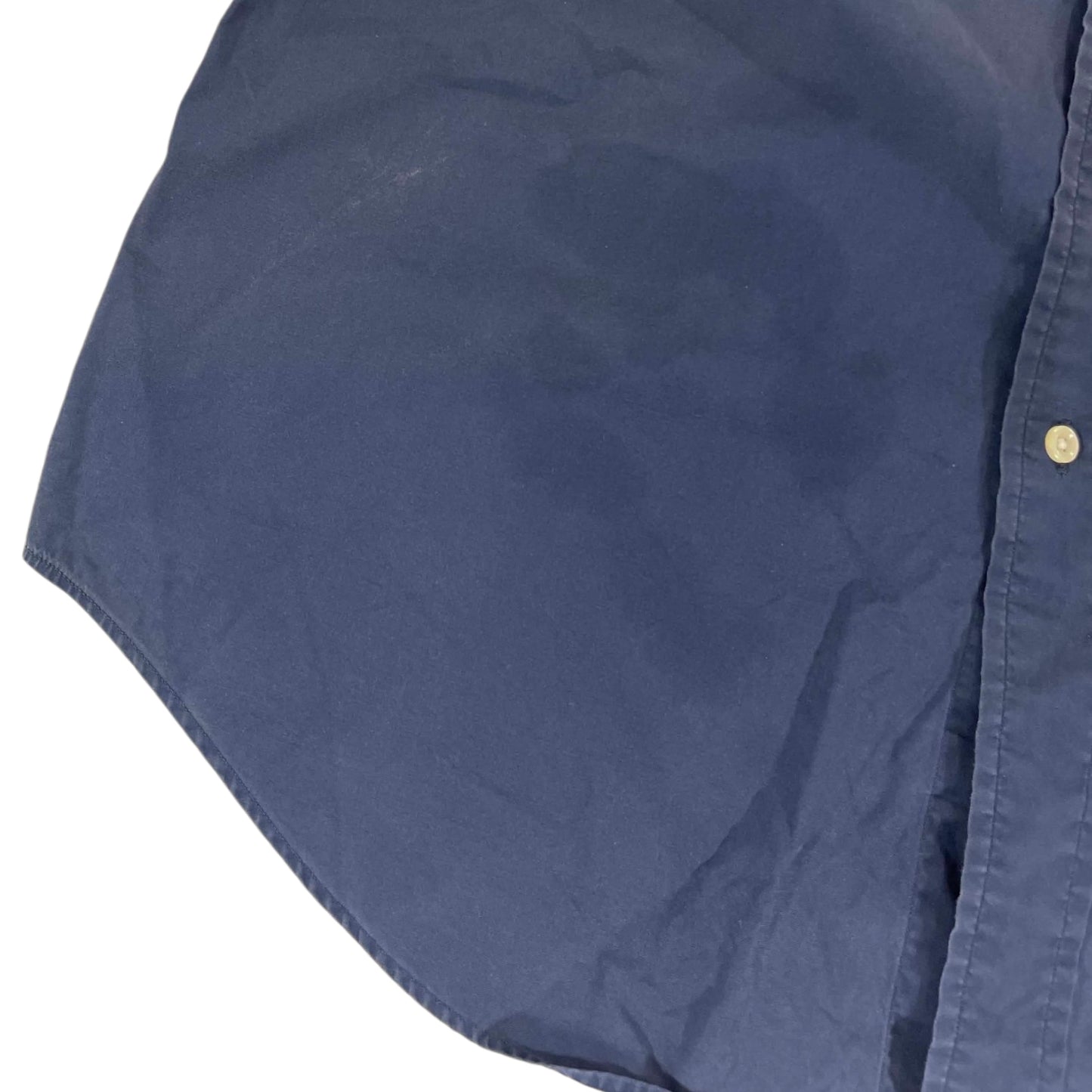 VINTAGE RALPH LAUREN NAVY POLO BUTTON UP (M)