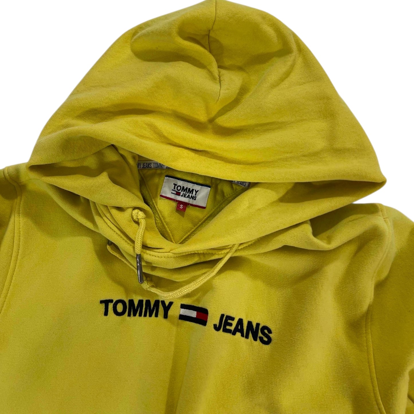 TOMMY HILFIGER YELLOW HOODIE (S)
