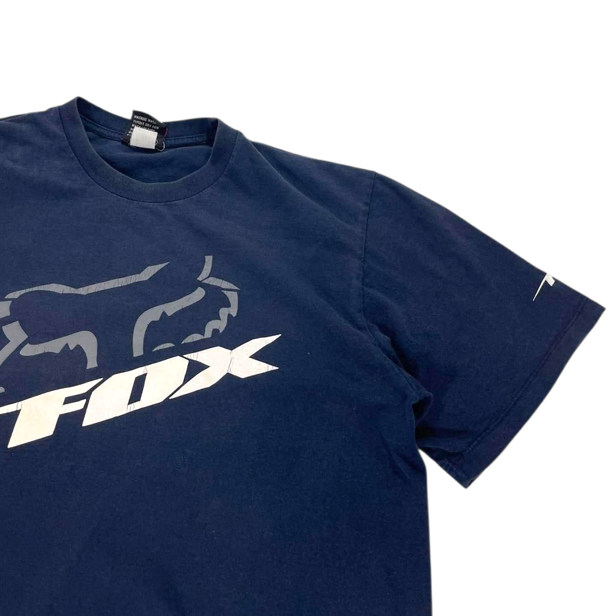 FOX RACING NAVY BLUE T-SHIRT (S)