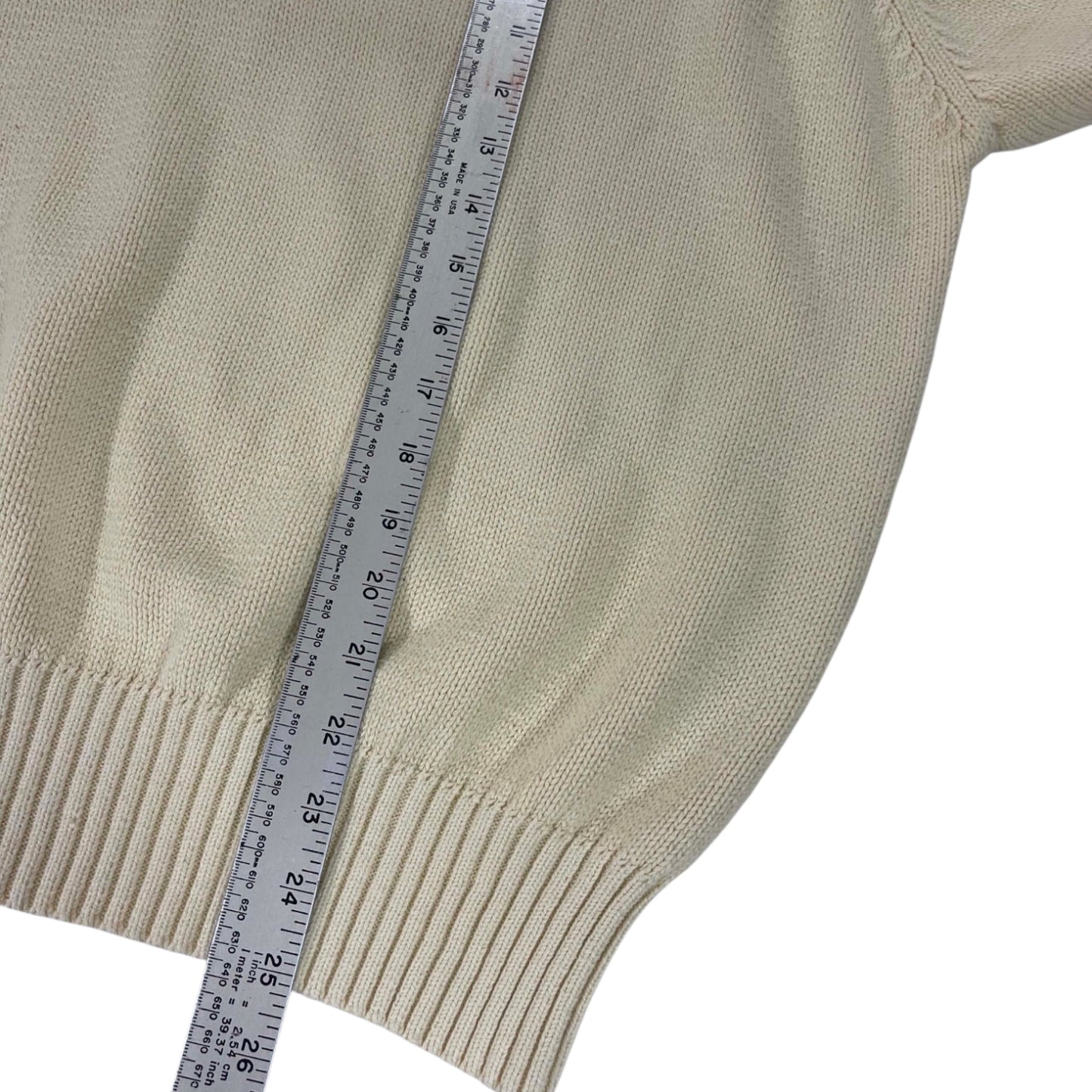 VINTAGE POLO RALPH LAUREN YELLOW COTTON (M-L)