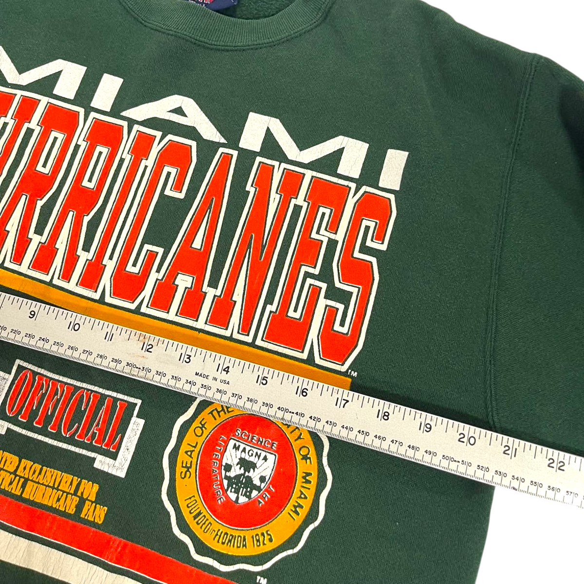 VINTAGE MIAMI HURRICANES CREWNECK (L)