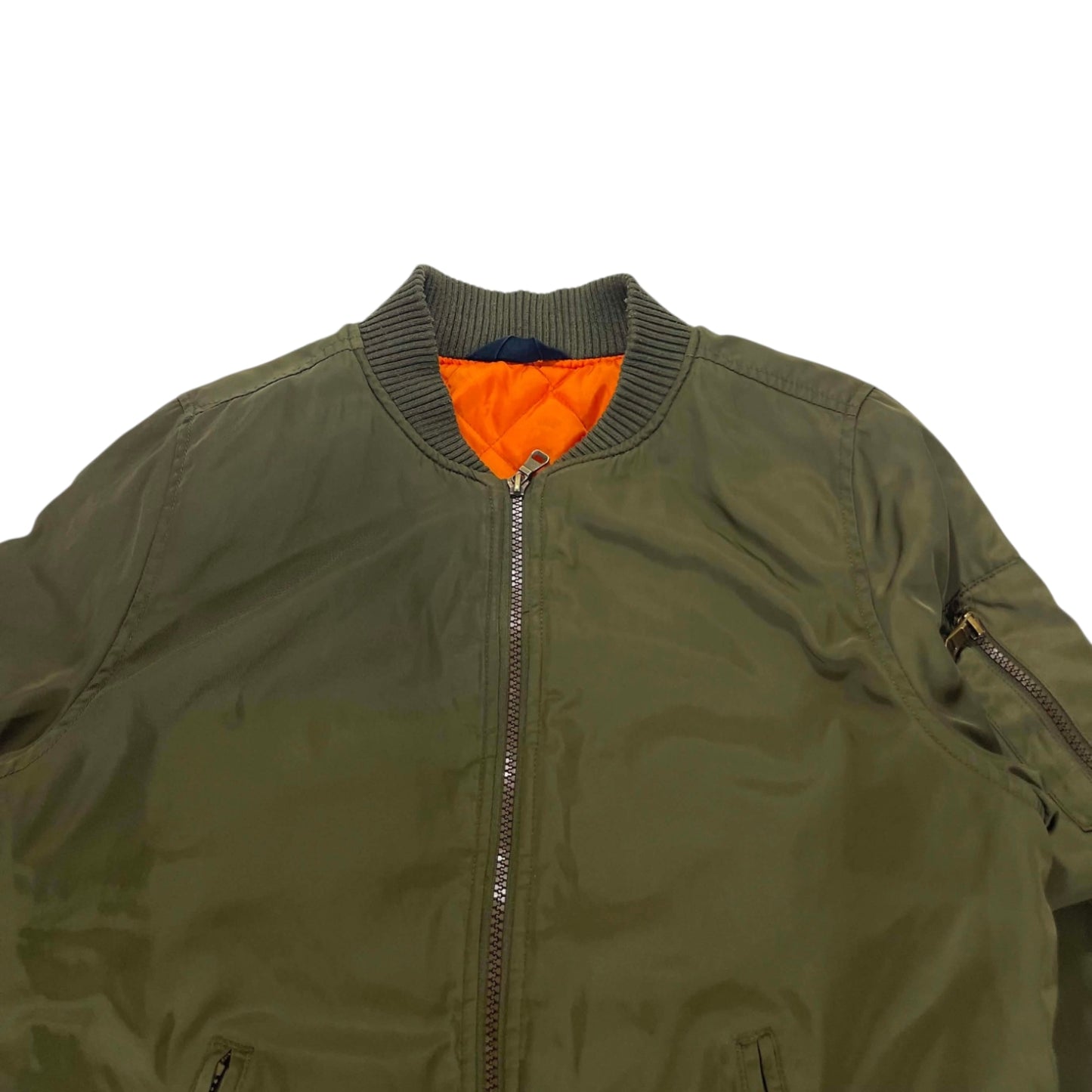 GREEN BOMBER JACKET (S-M)