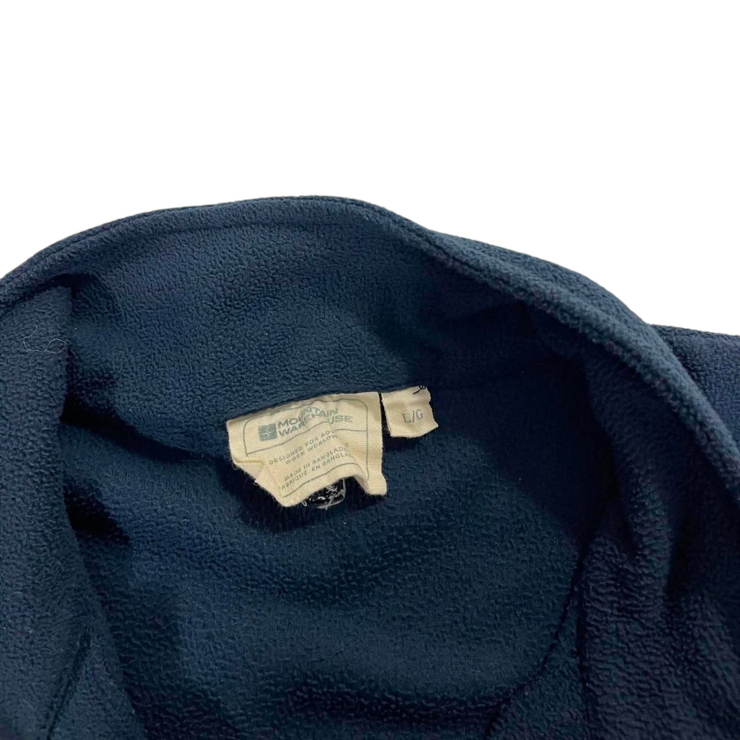 MOUNTAIN WAREHOUSE NAVY QUARTER ZIP FLEECE (L)