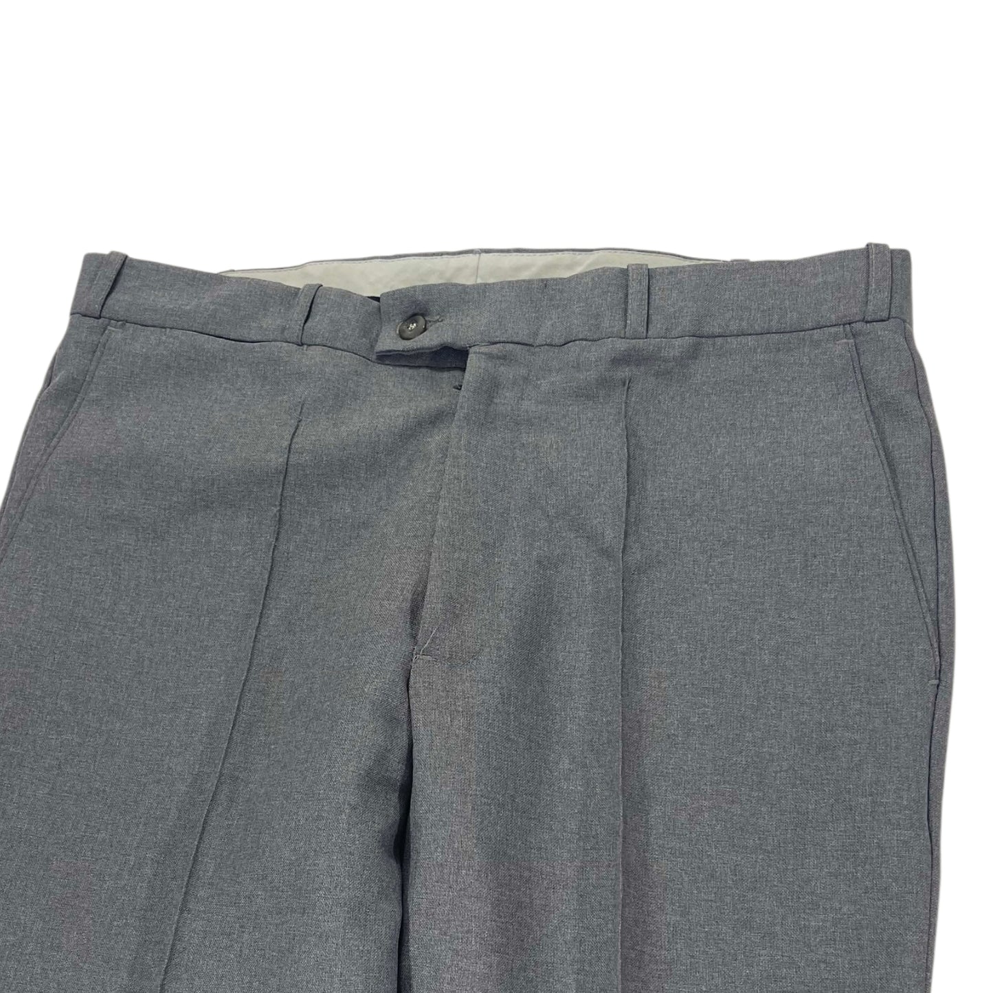 VINTAGE FARAH GRAY FLARED PANTS (34") BLK TAG