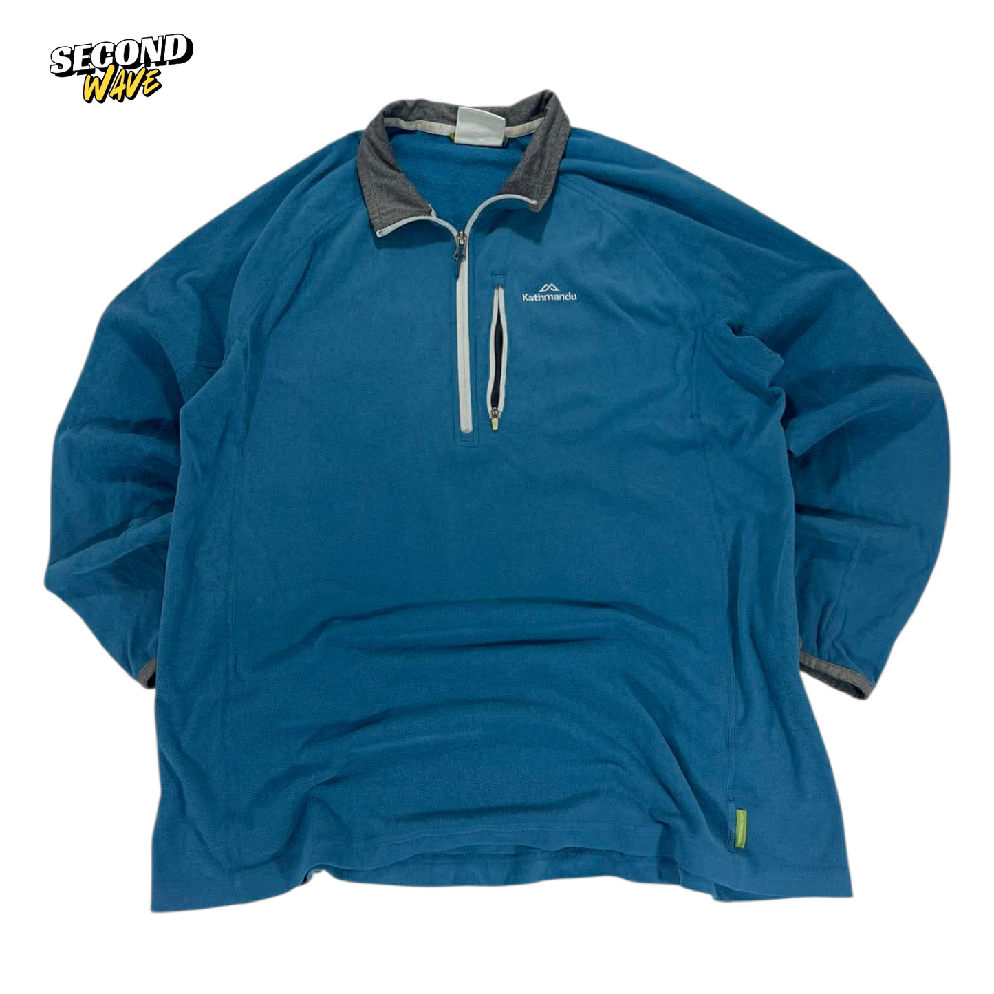 KATHMANDU  FLEECE QUARTER ZIP SWEATSHIRT (L)