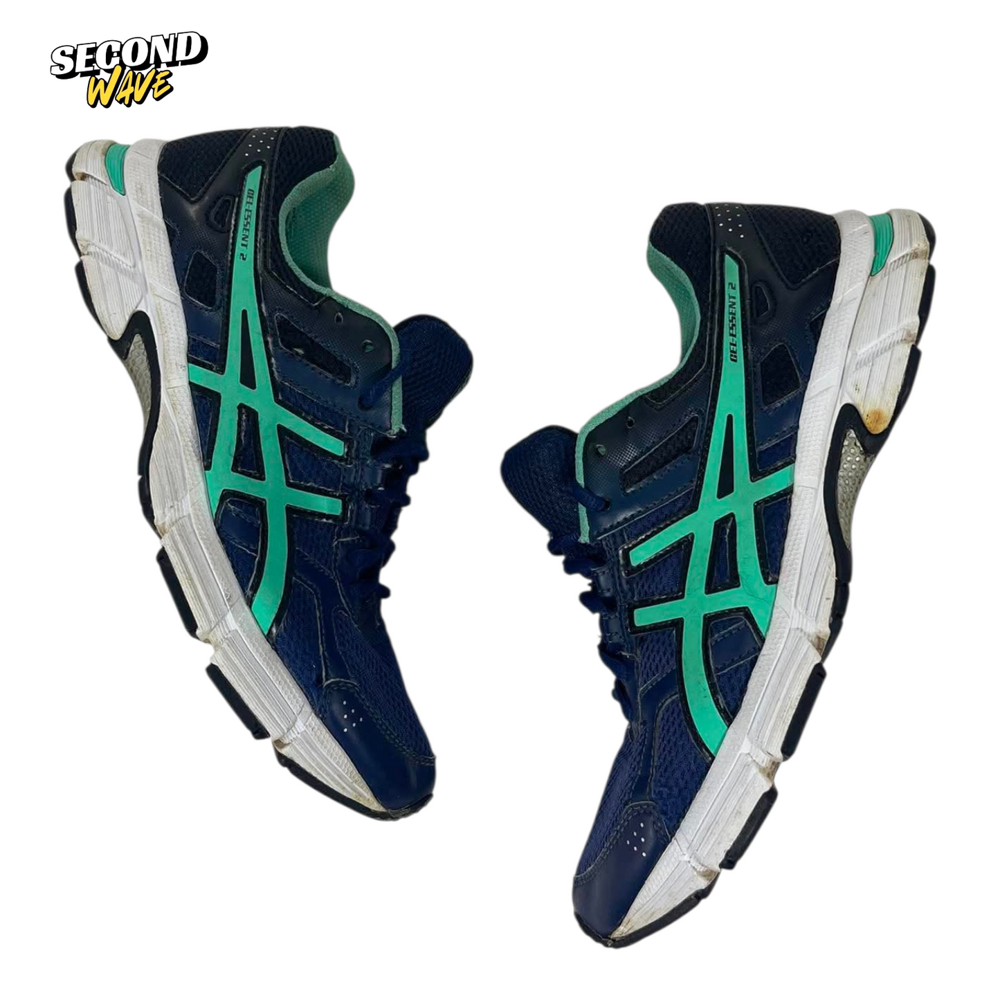 ASICS GEL-ENIGMA 7 BLUE TRAINERS (10)